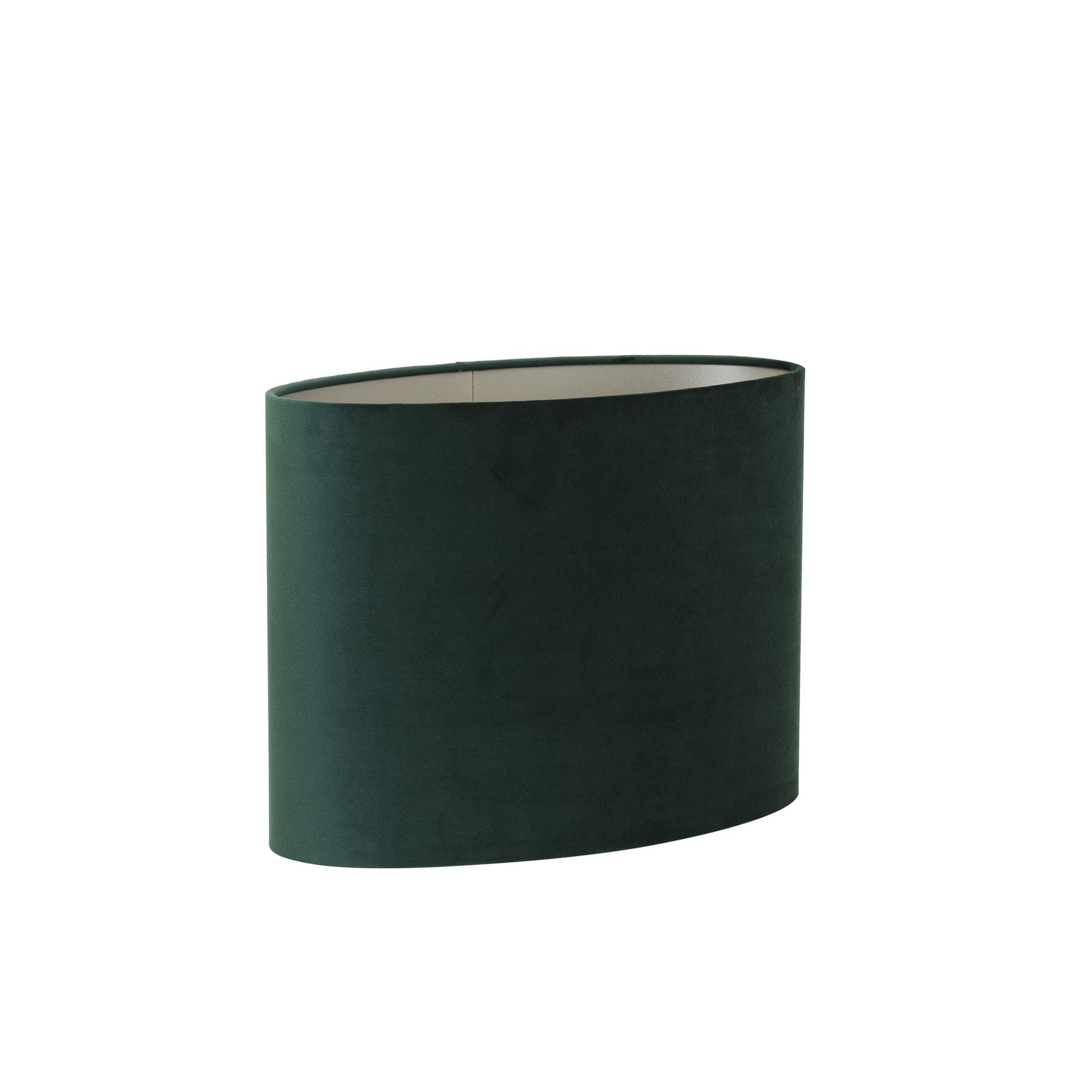 Light & Living Lampenkap Ovaal Velours - Dutch Green - 30x15x25cm