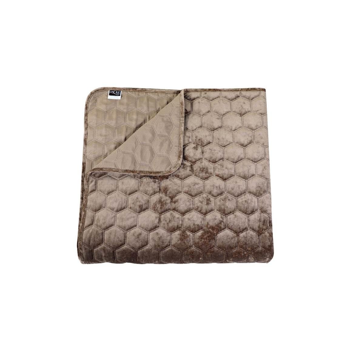 Unique Living - Bedsprei Peggy 170x220cm taupe