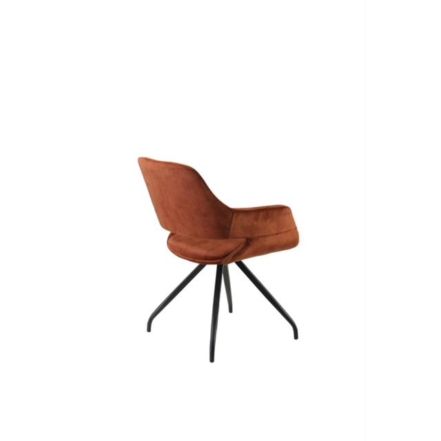 Livingfurn Capp Rust Velvet