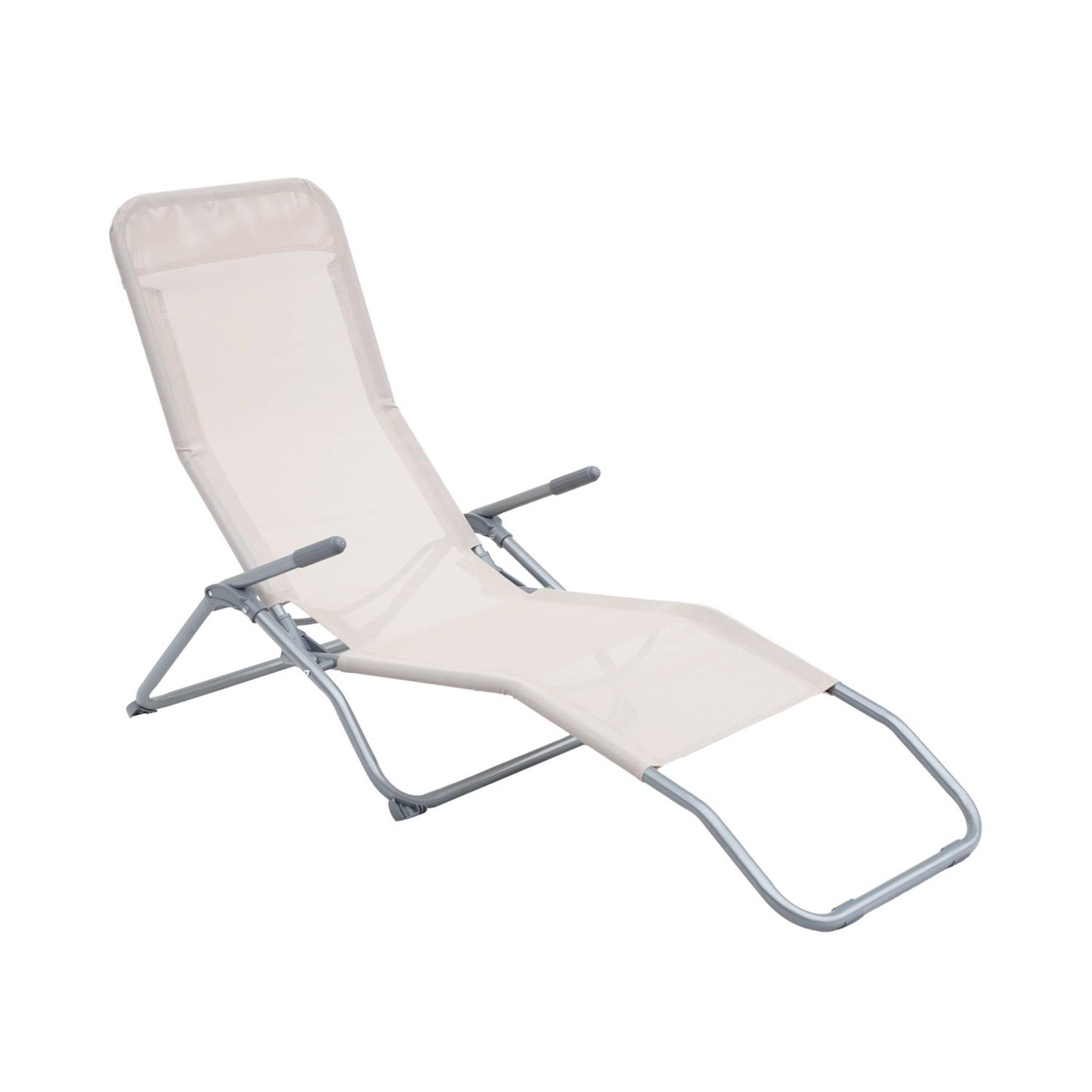 sweeek - Set van 2 verstelbare tuinstoelen - Levito