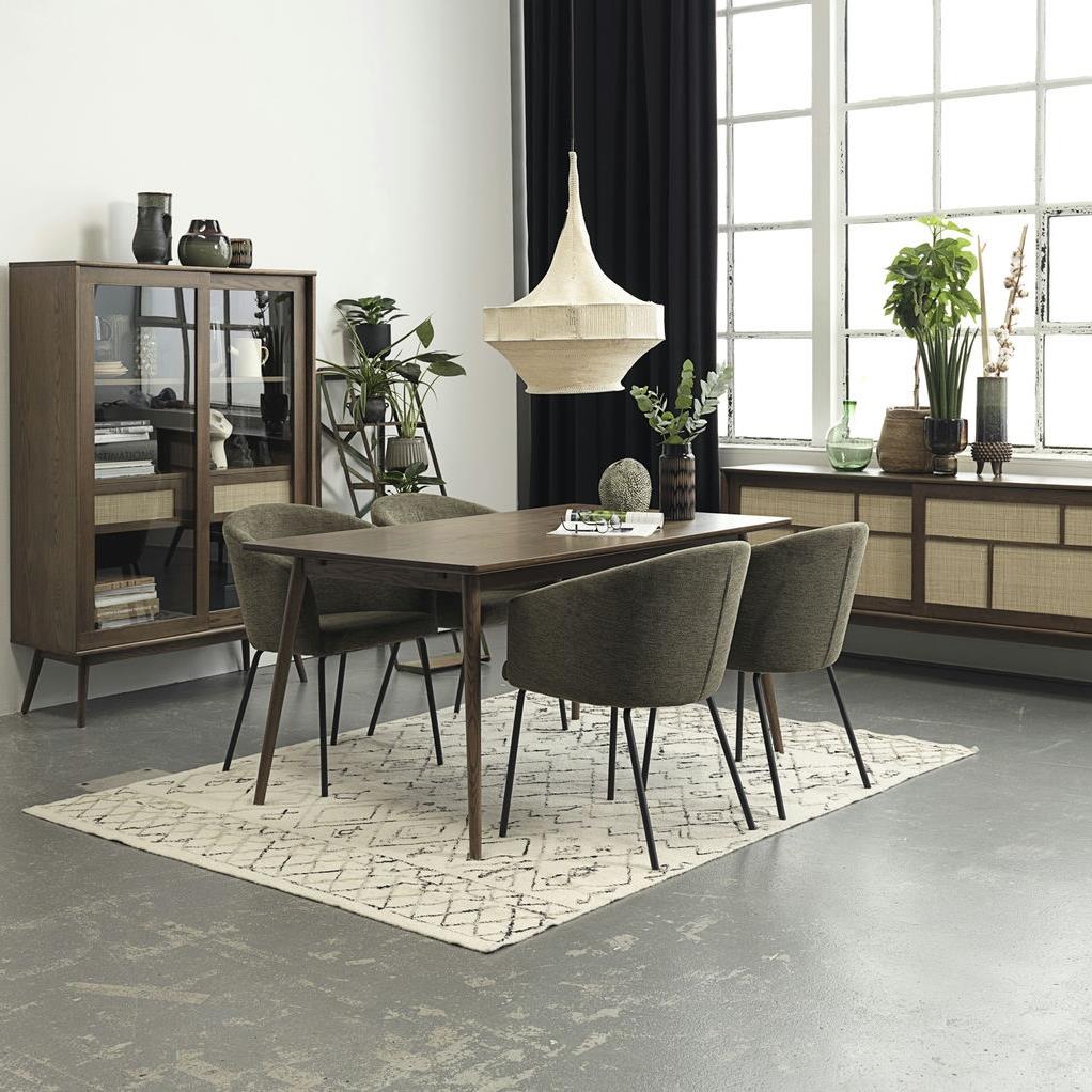 by fonQ Nomad Eettafel 190 x 90 cm - Smoked Eiken