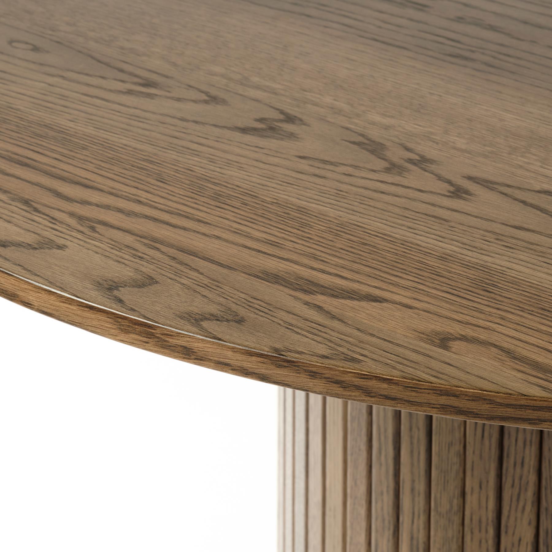 by fonQ Alon Eettafel Ø 120 cm - Smoked Eiken
