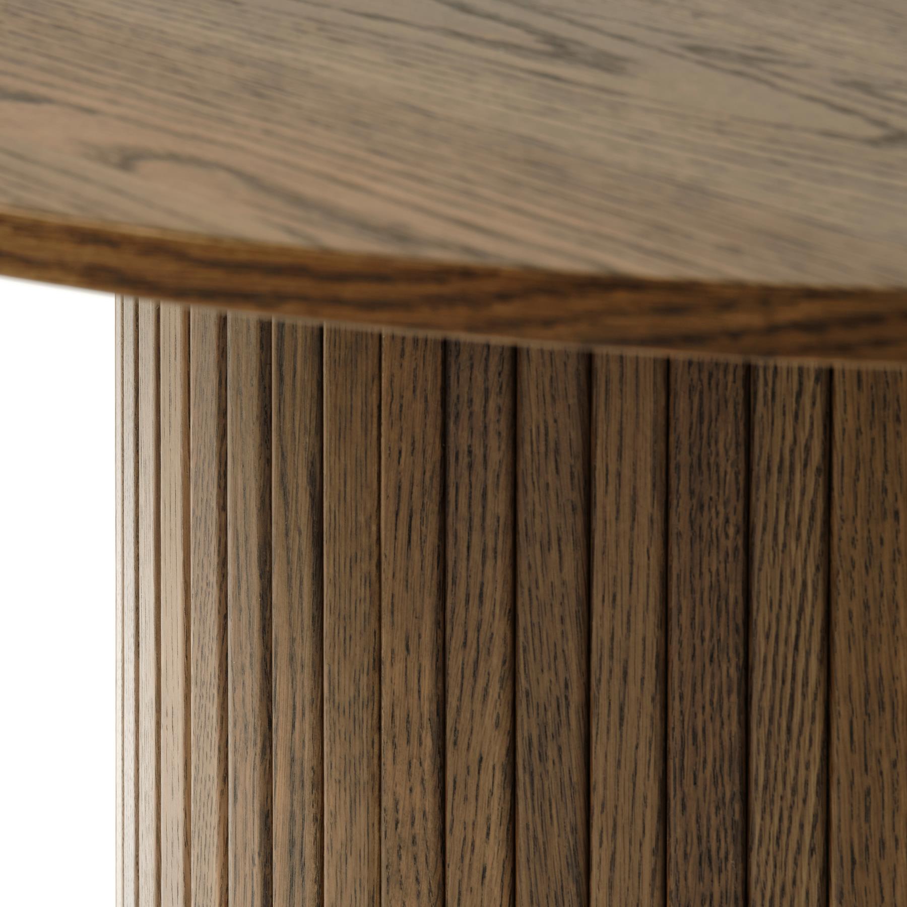 by fonQ Alon Eettafel Ø 120 cm - Smoked Eiken