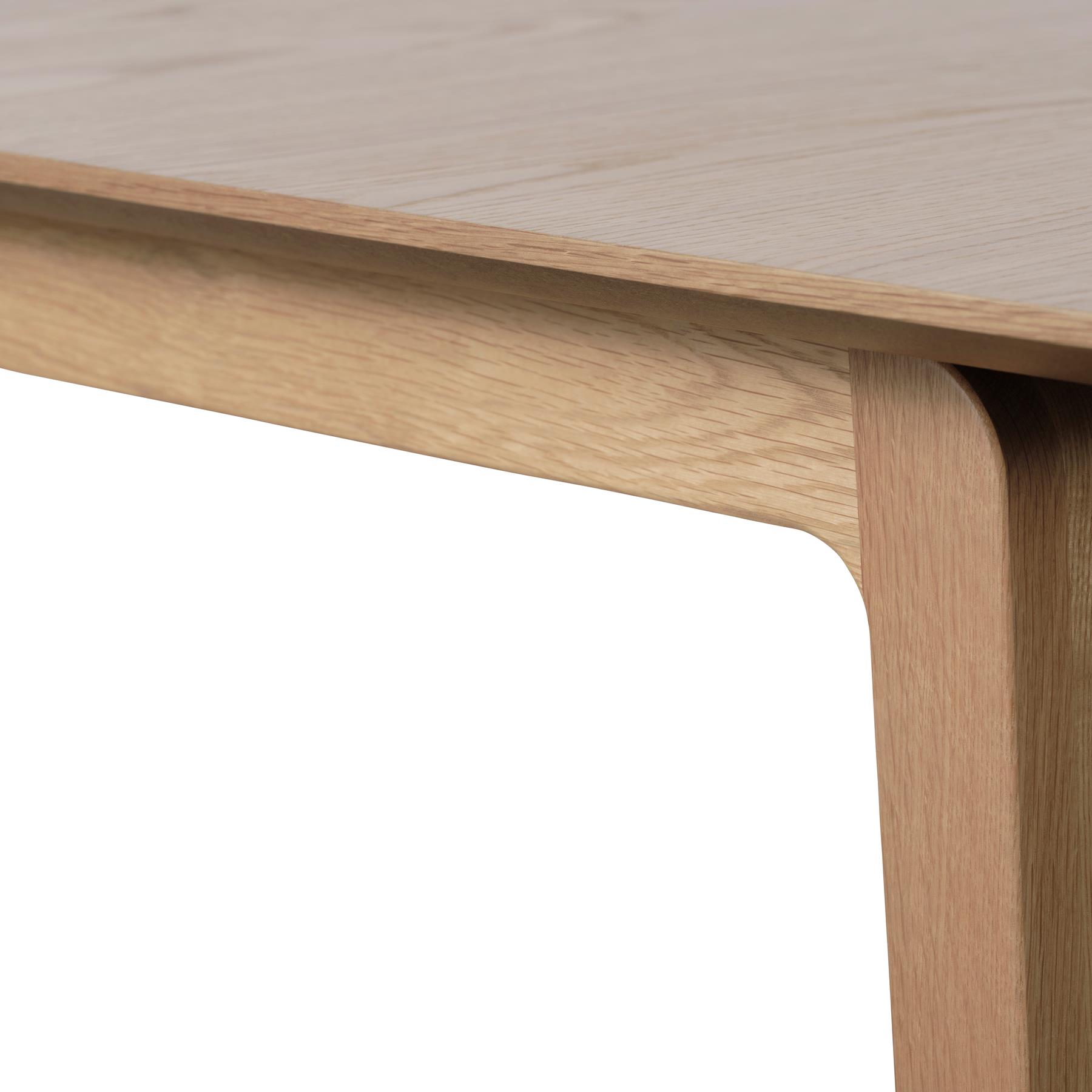 by fonQ Rollo Eettafel Uitschuifbaar 140/200 x 95 cm - Naturel Eiken