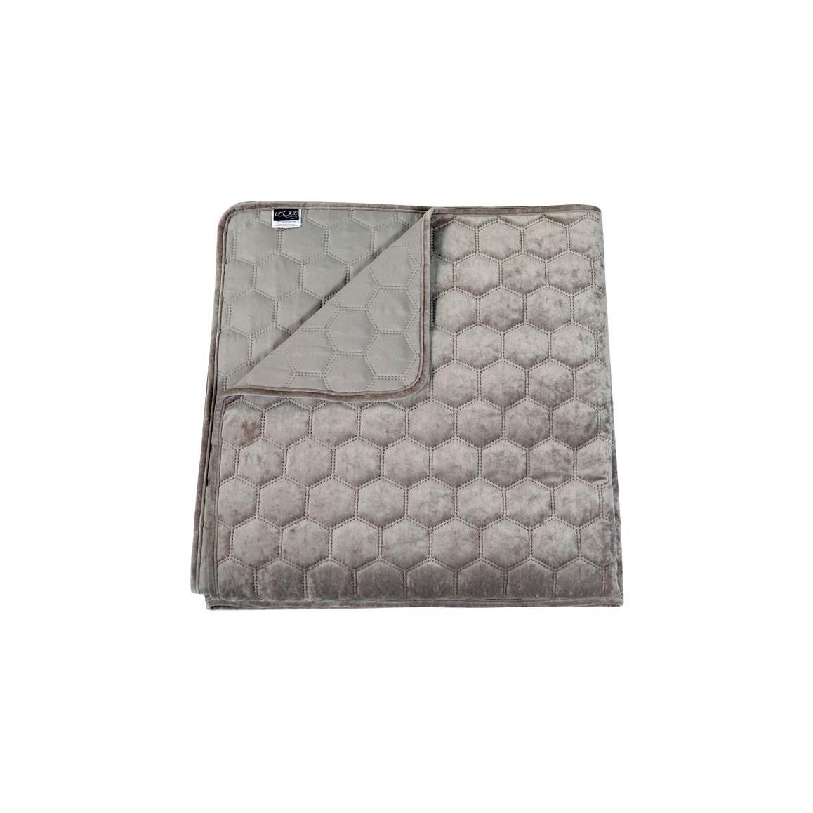 Unique Living - Bedsprei Peggy 240x280cm light grey