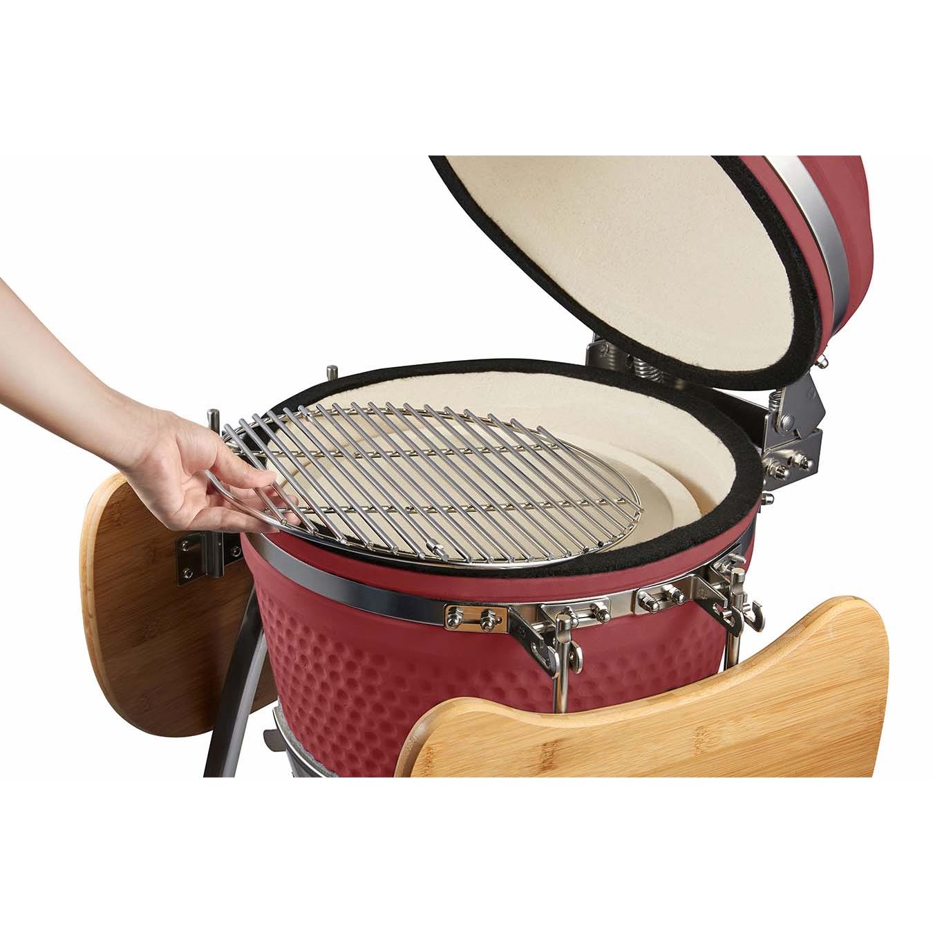 Buccan BBQ - Kamado barbecue - Large 16" - Rood
