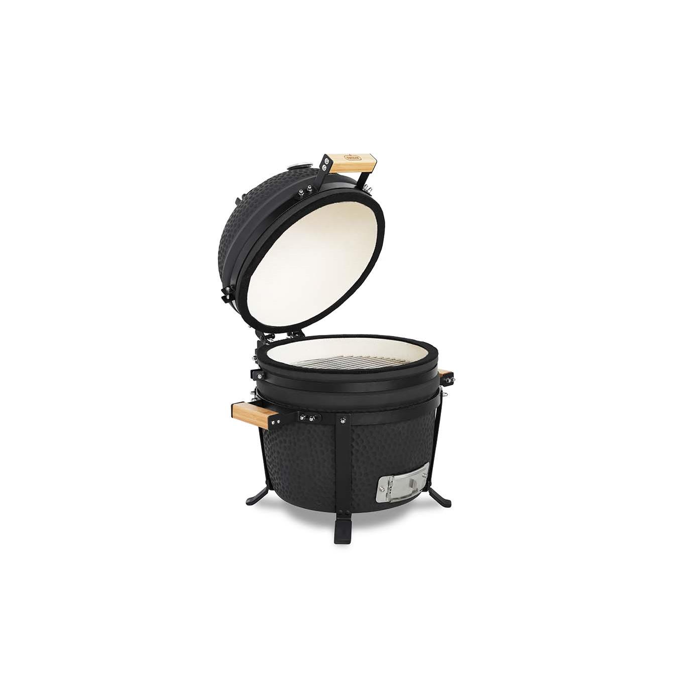 Buccan BBQ - Kamado barbecue - Table Grill 15" - Zwart
