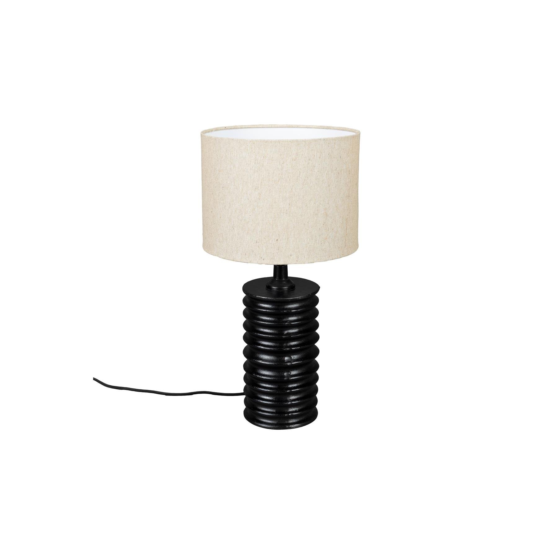 Dutchbone Yalu Tafellamp - Zwart