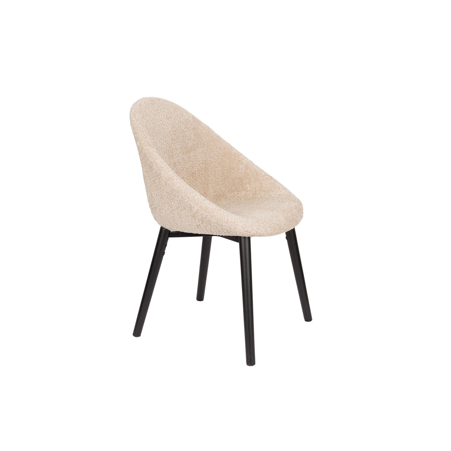 Dutchbone Fenna Eetkamerstoelen Beige - Set van 2
