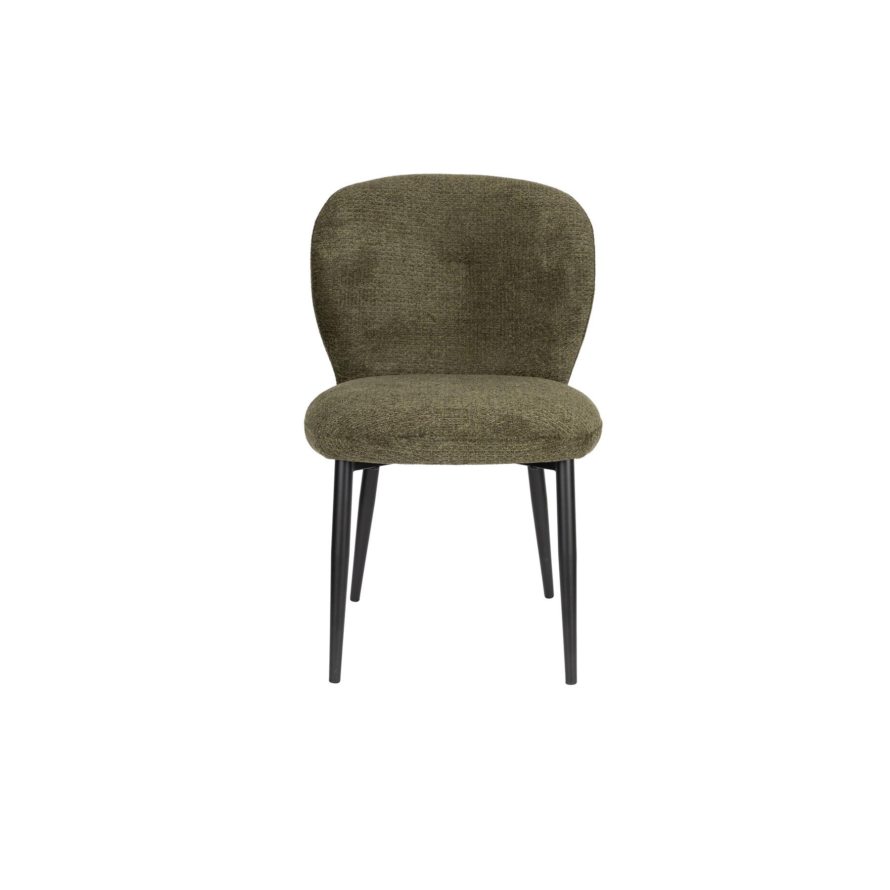 Housecraft Living Alaz Eetkamerstoelen Groen - Set van 2