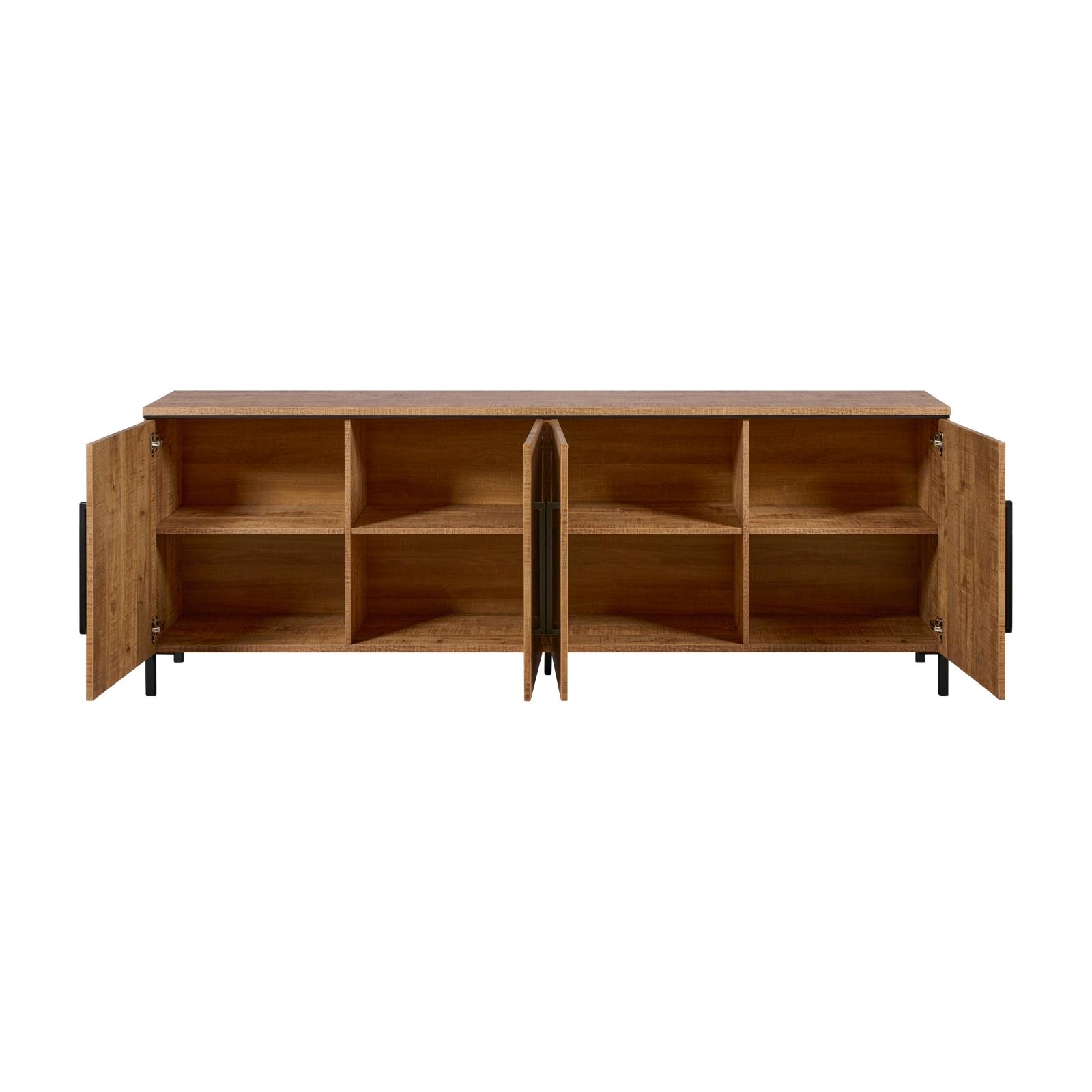Dressoir Culemborg - Hout - Naturel - MDF