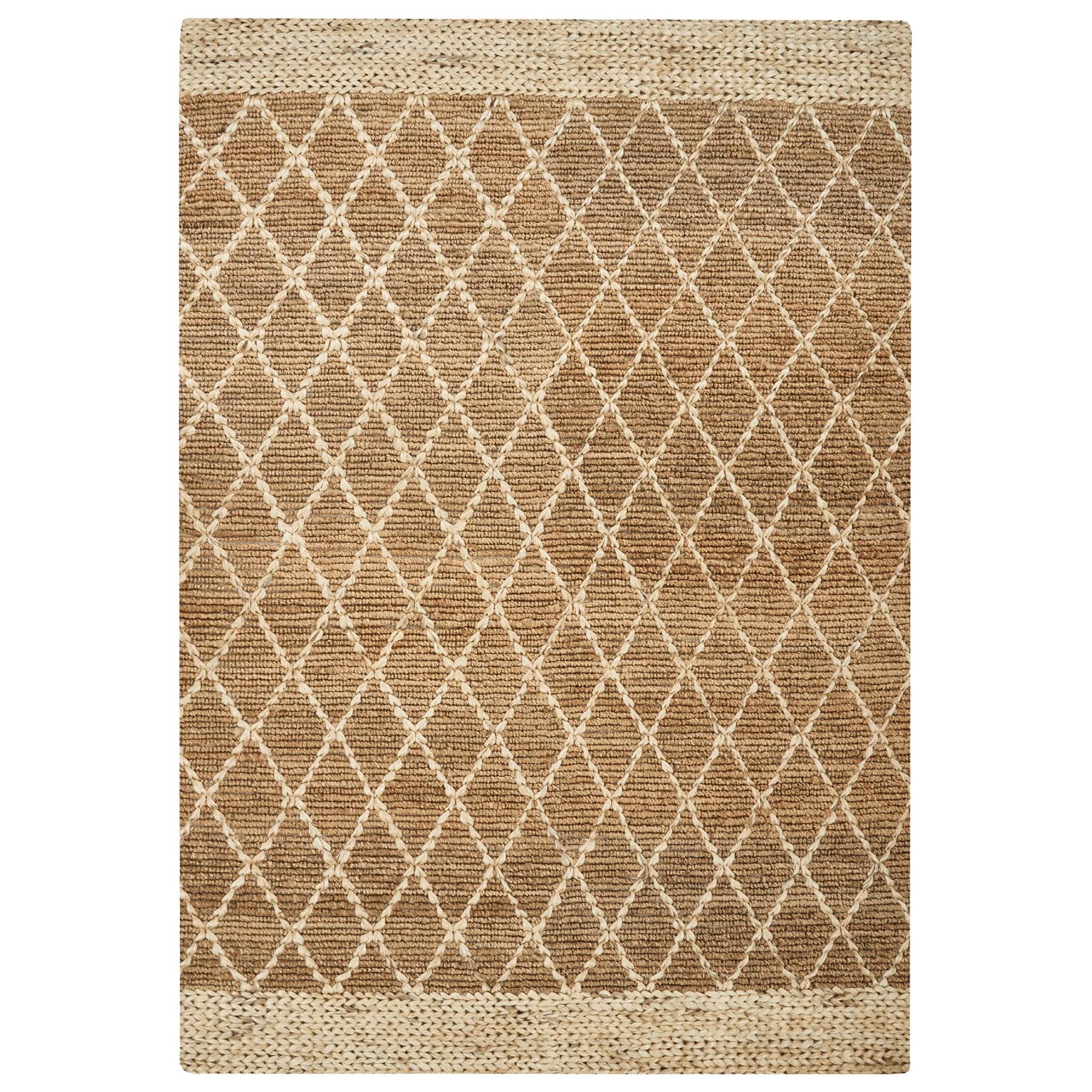 Beliani - ZORAVA - Laagpolig vloerkleed - Beige - 160 x 230 cm - Jute
