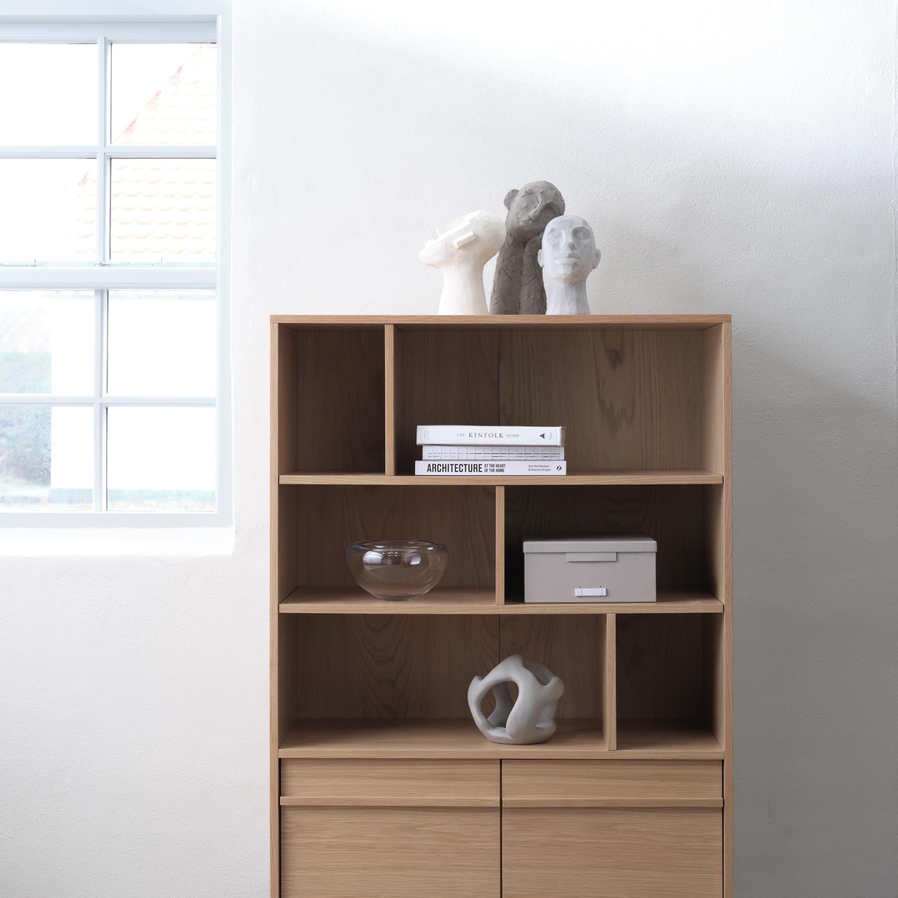 by fonQ Hedda Boekenkast - Naturel Eiken