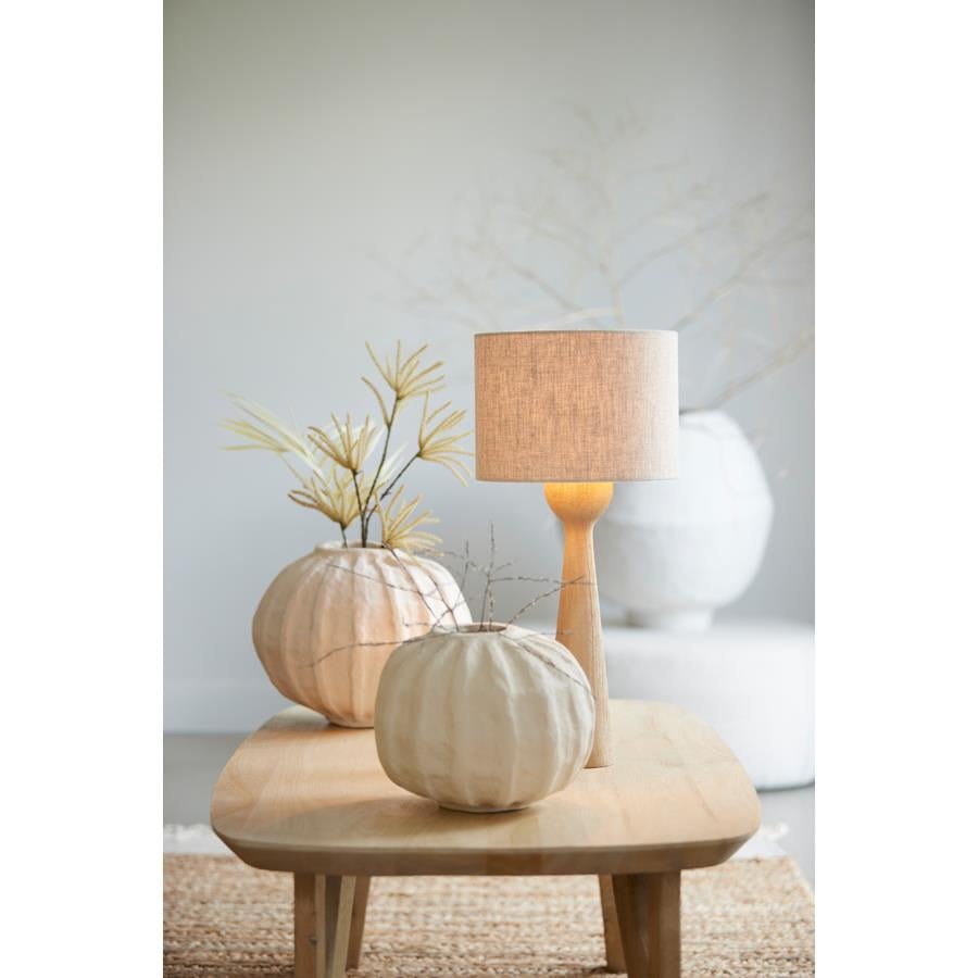 Light & Living Light&living Lampvoet Ø9x33 cm FESTINA hout mat naturel