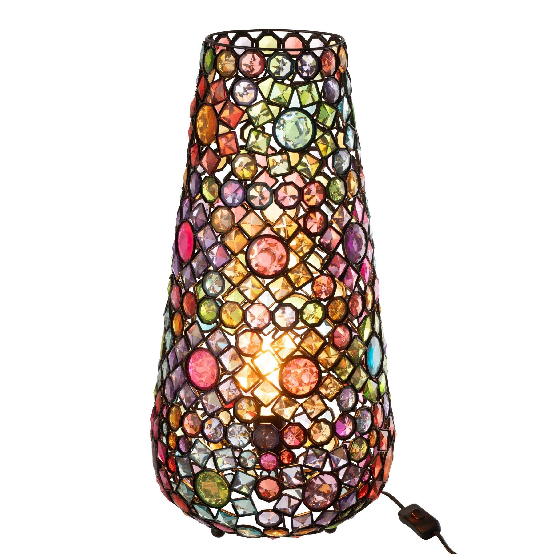 J-Line - Tafellamp Long Ijzer|kunststof Mix Large - 23x14x55cm