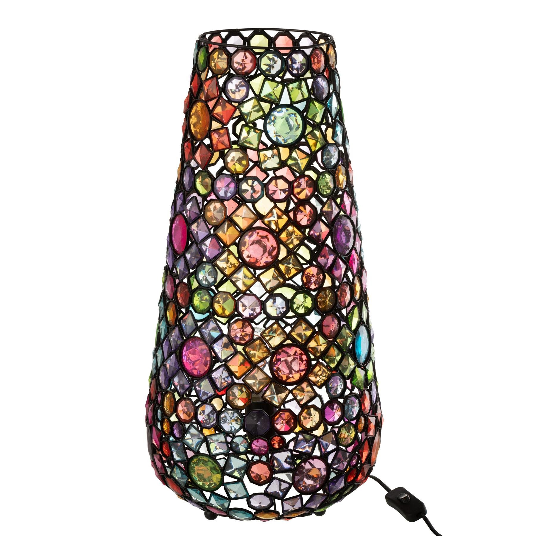 J-Line - Tafellamp Long Ijzer|kunststof Mix Large - 23x14x55cm