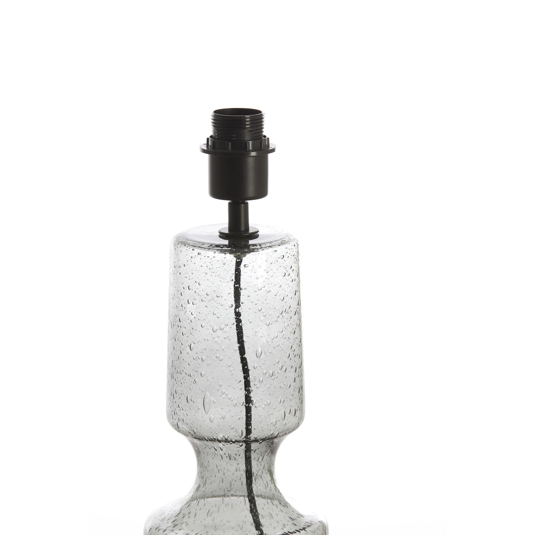 Light & Living Light&living Lampvoet Ø15x51 cm LABIN glas smoke+zwart