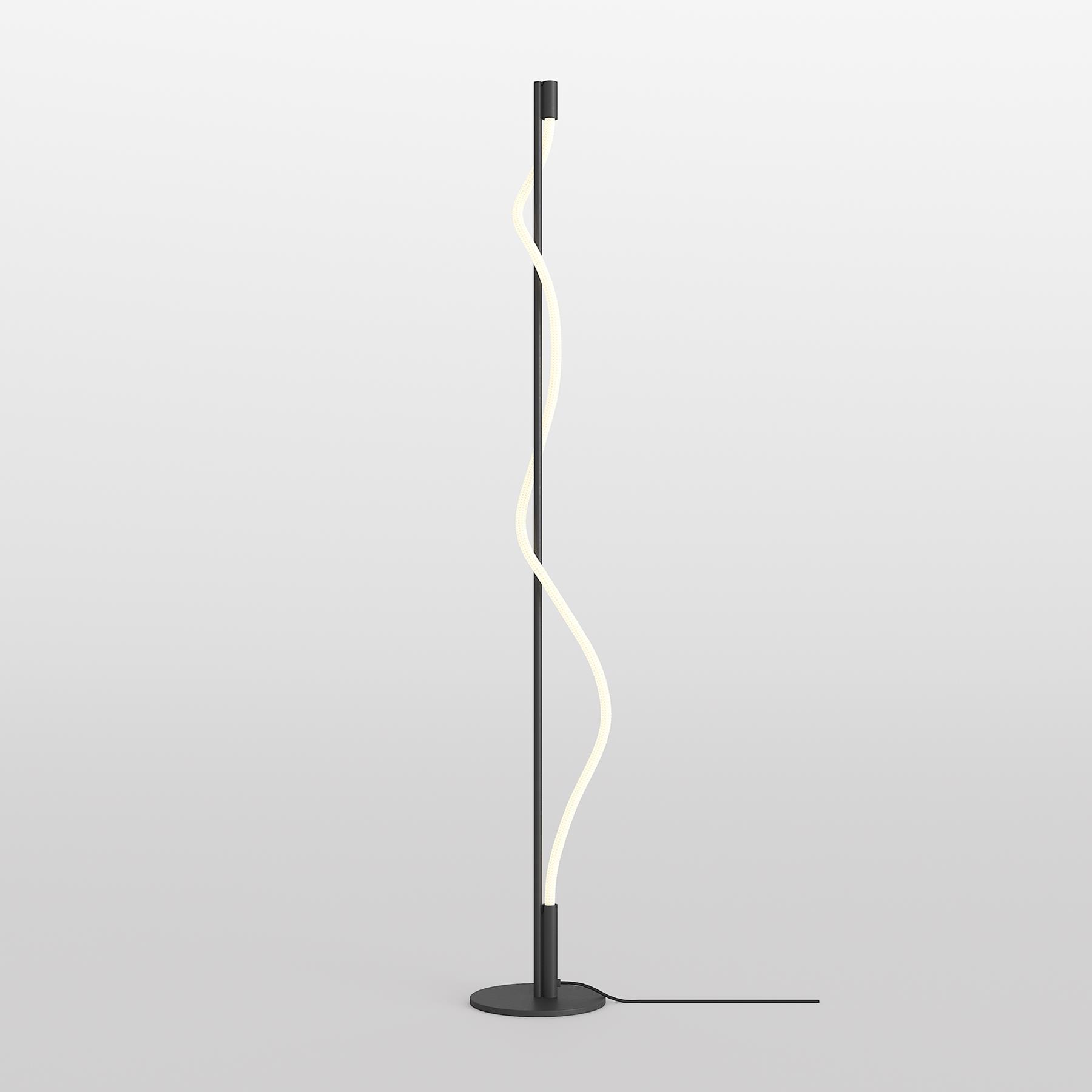 Maytoni - Vloerlamp Tau - Zwart - Ø22