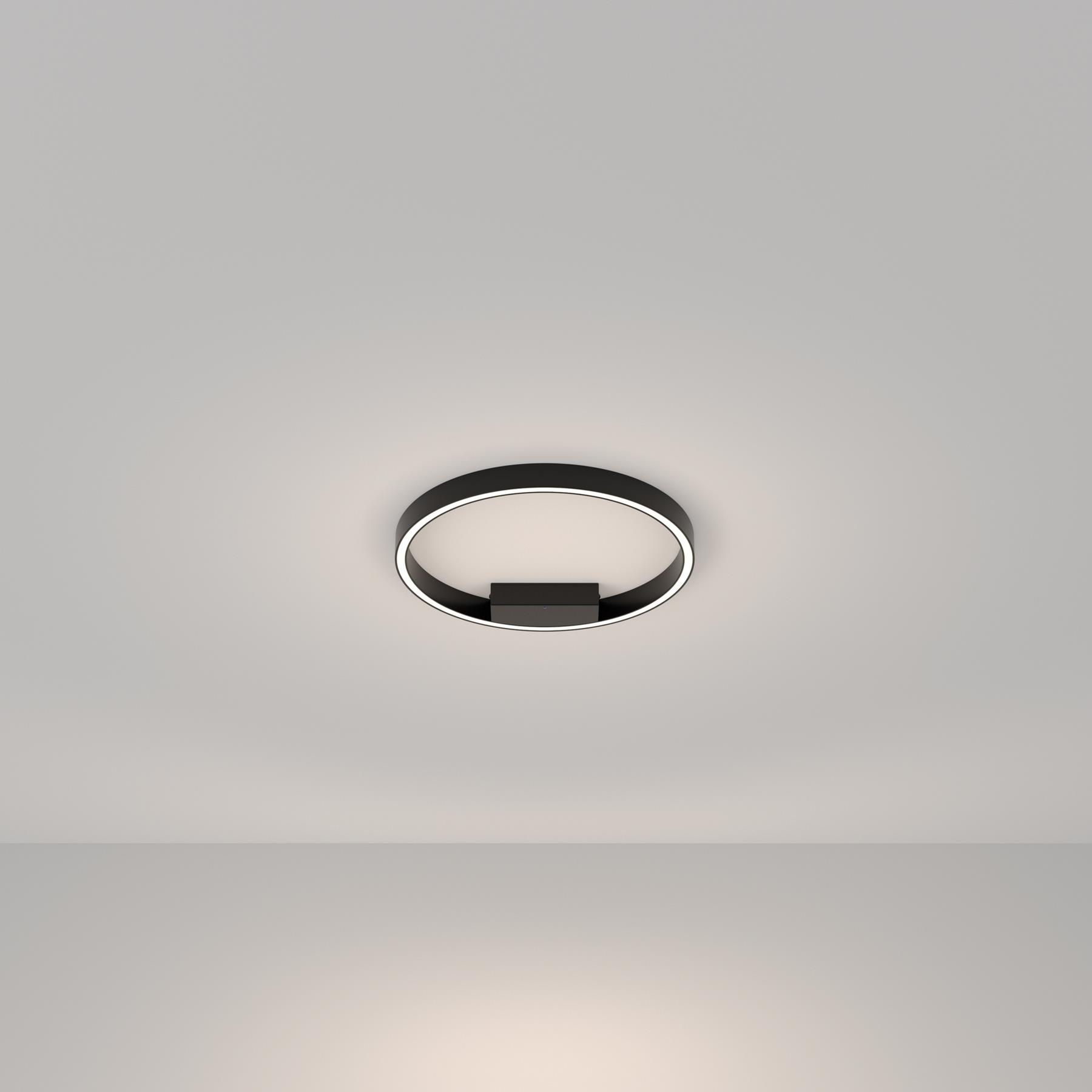 Maytoni - Plafondlamp Rim - Zwart - Ø40