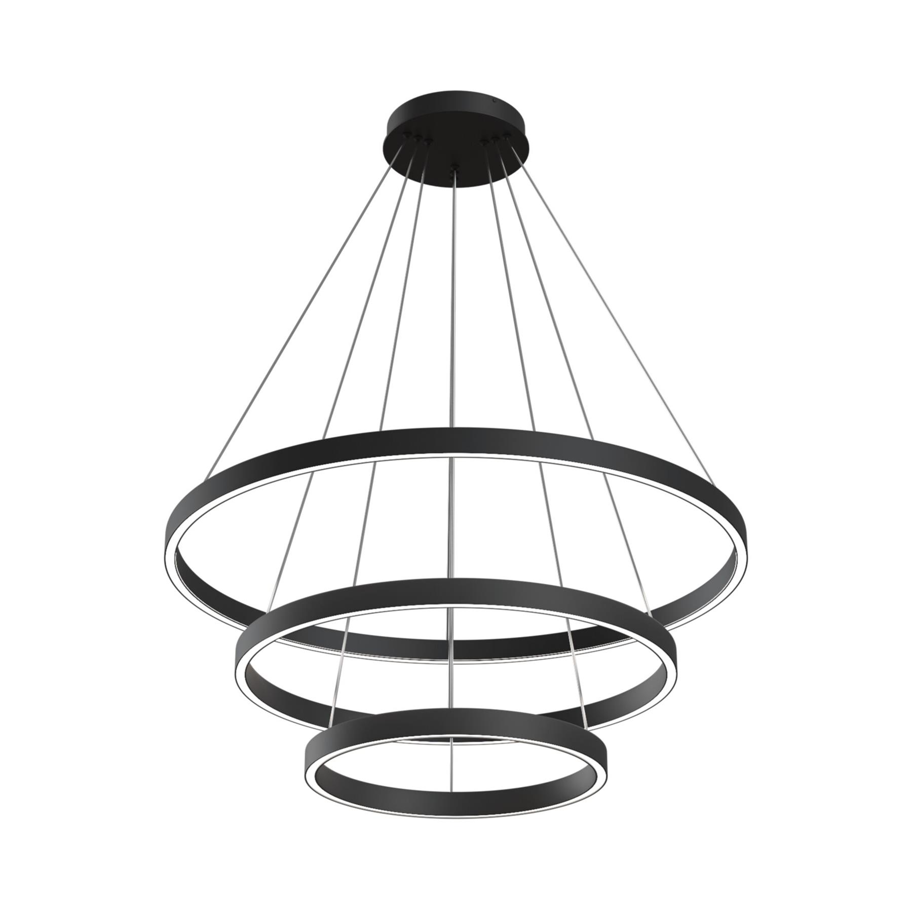 Maytoni - Hanglamp Rim - Zwart - Ø80