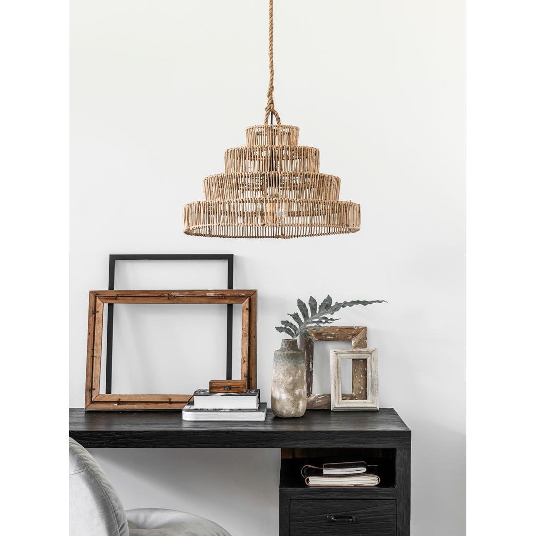 MUST Living Hanging lamp Cala Llonga,35x50x50 cm, pitrit