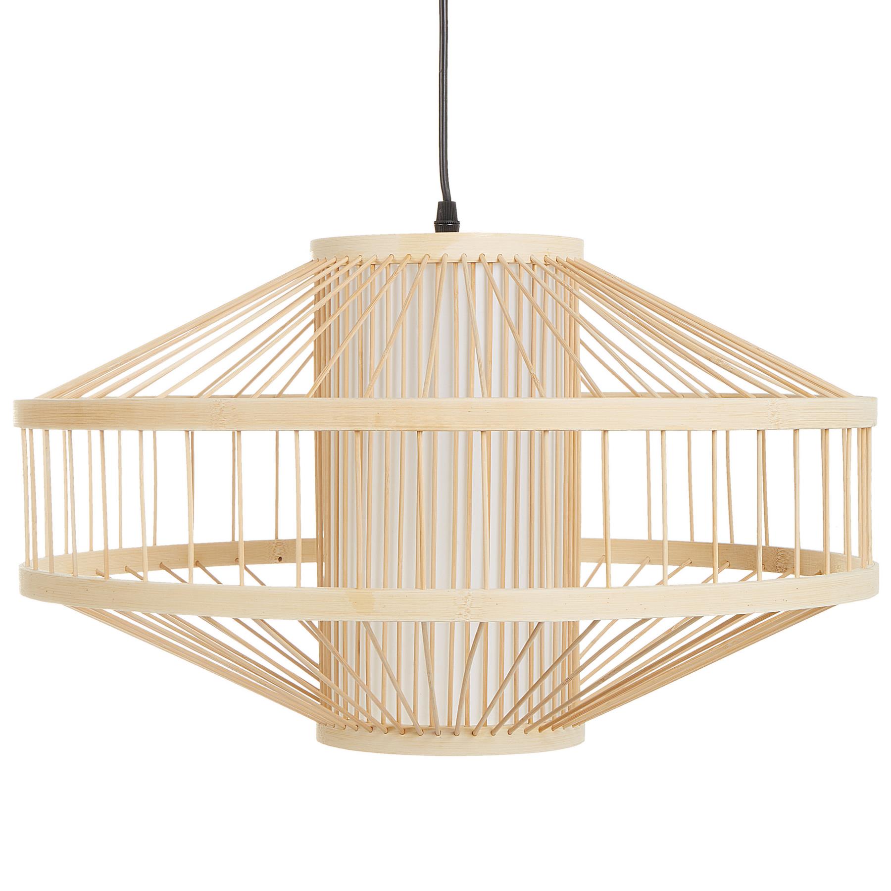 Beliani - KARAJ - Hanglamp - Natuurlijk - Bamboe