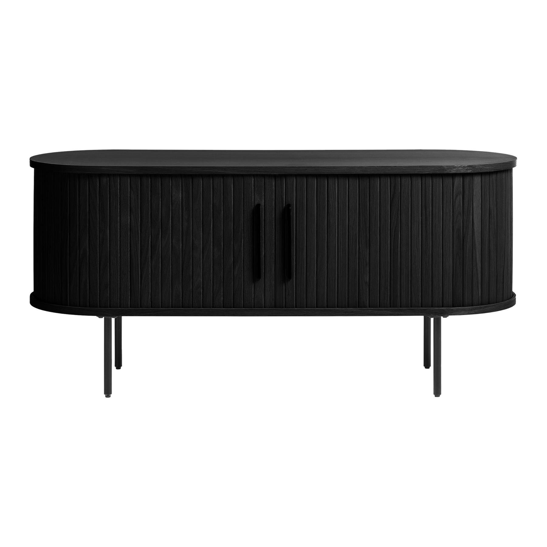 by fonQ Alon Tv-meubel - B 120 cm - Zwart Eiken