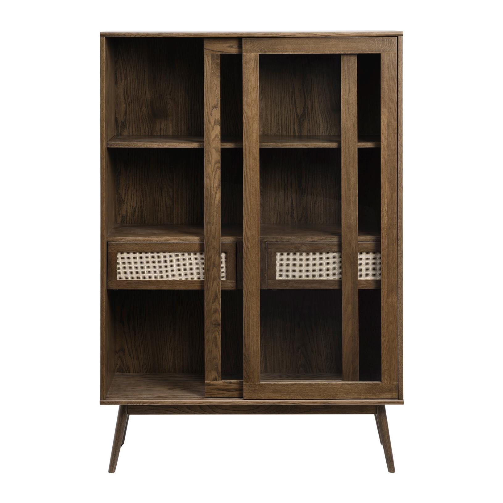 by fonQ Nomad Vitrinekast - Smoked Eiken