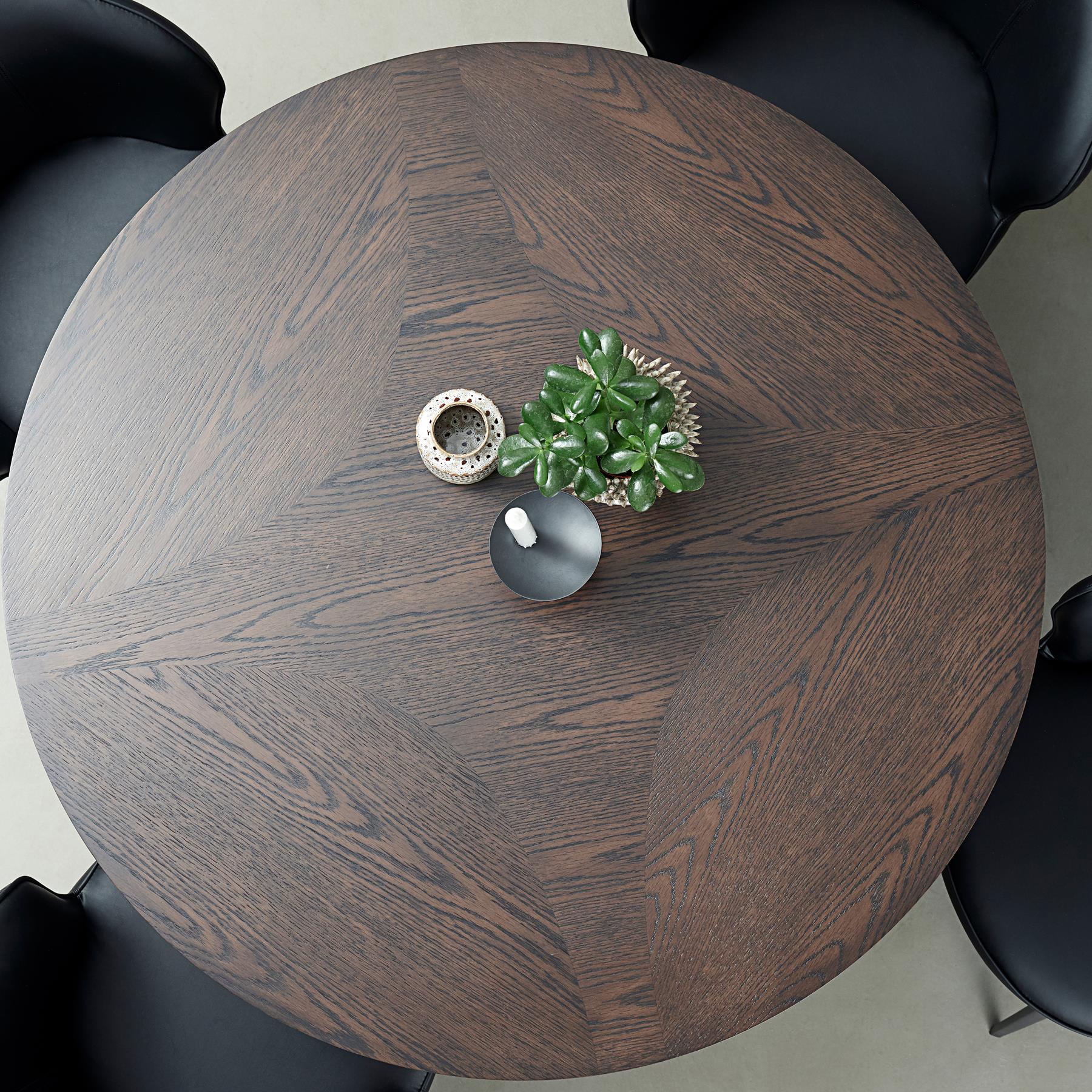 by fonQ Barre Eettafel Ø 120 cm - Espresso