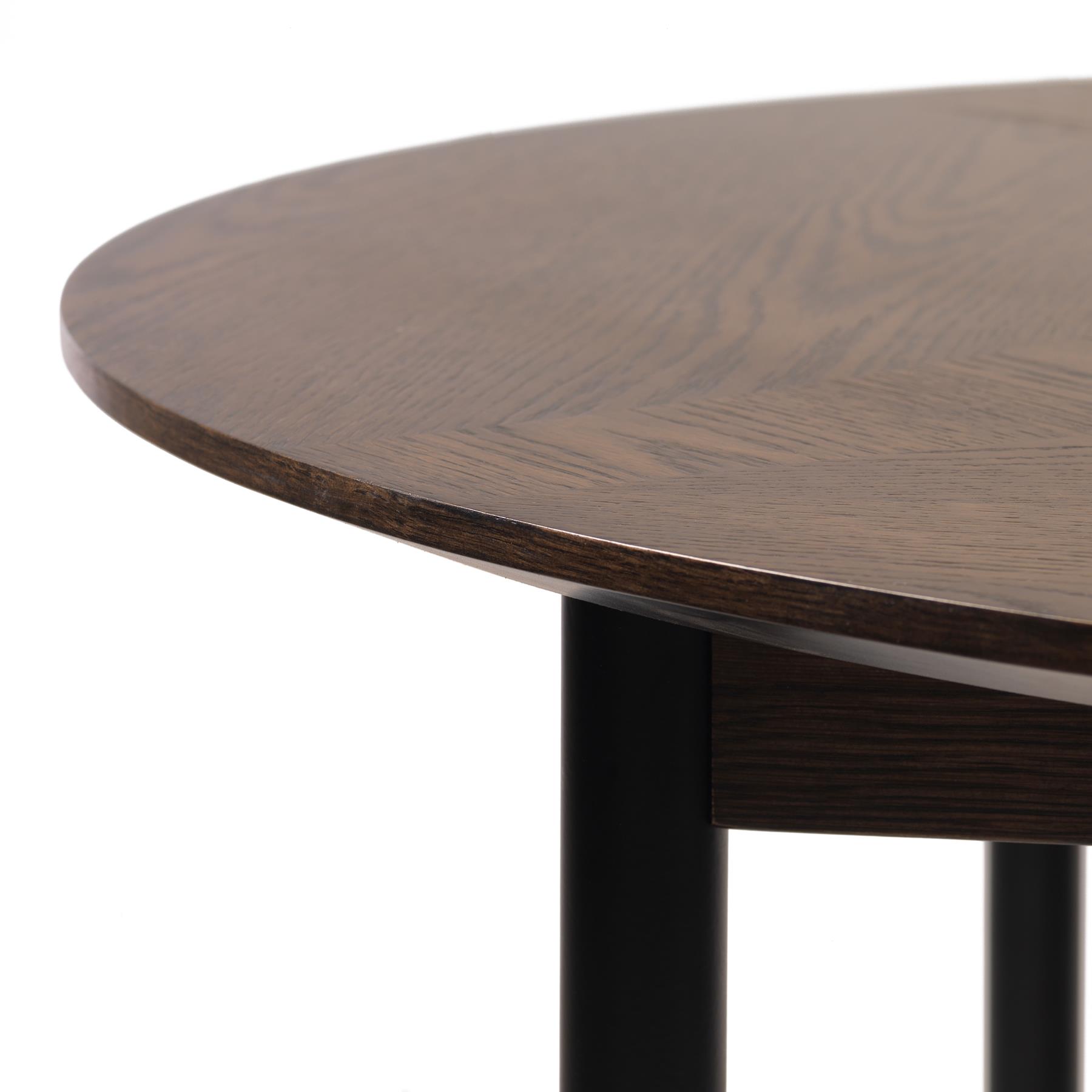 by fonQ Barre Eettafel Ø 120 cm - Espresso