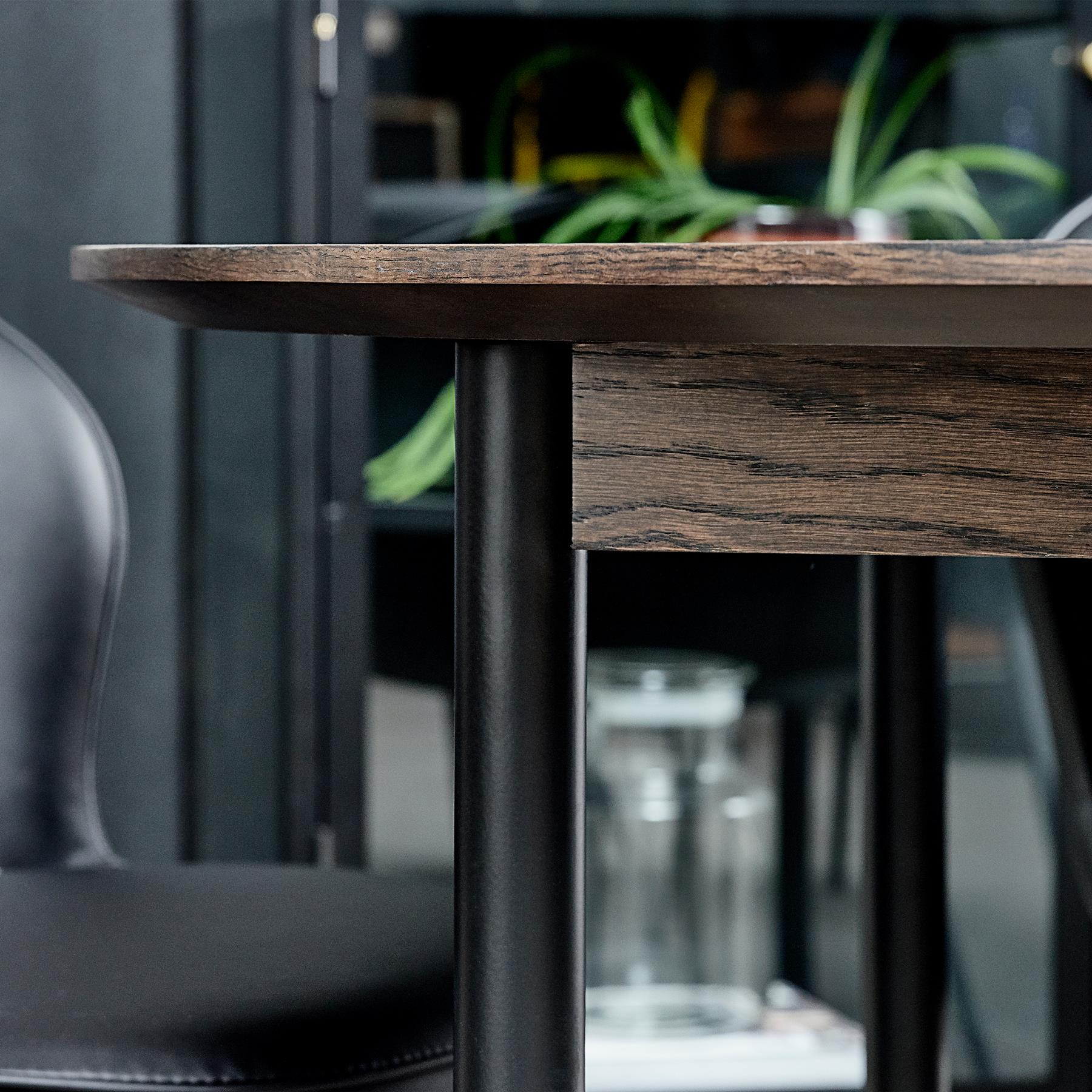 by fonQ Barre Eettafel Ø 120 cm - Espresso