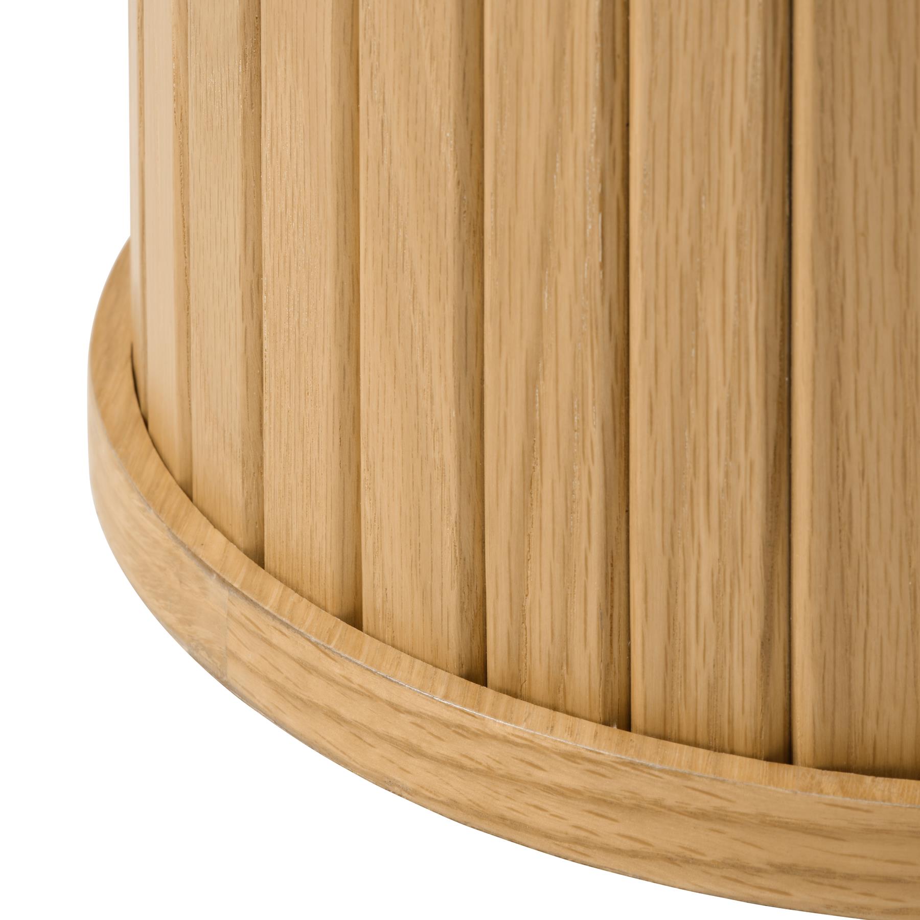 by fonQ Alon Salontafel Ø 90 cm - Naturel Eiken