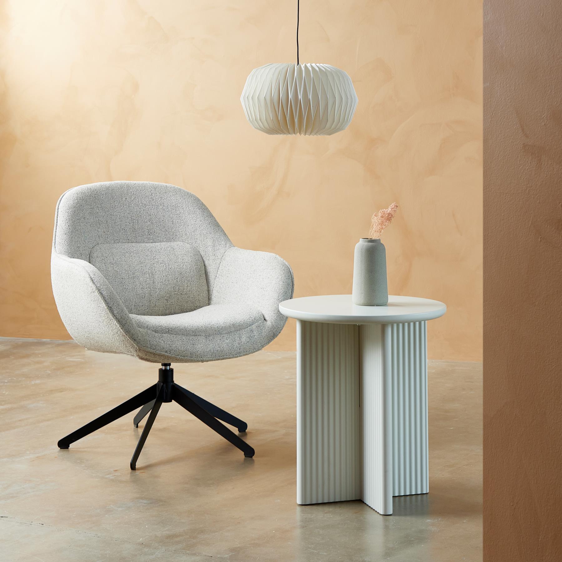 by fonQ Staple Bijzettafel Ø 50 cm - Greige