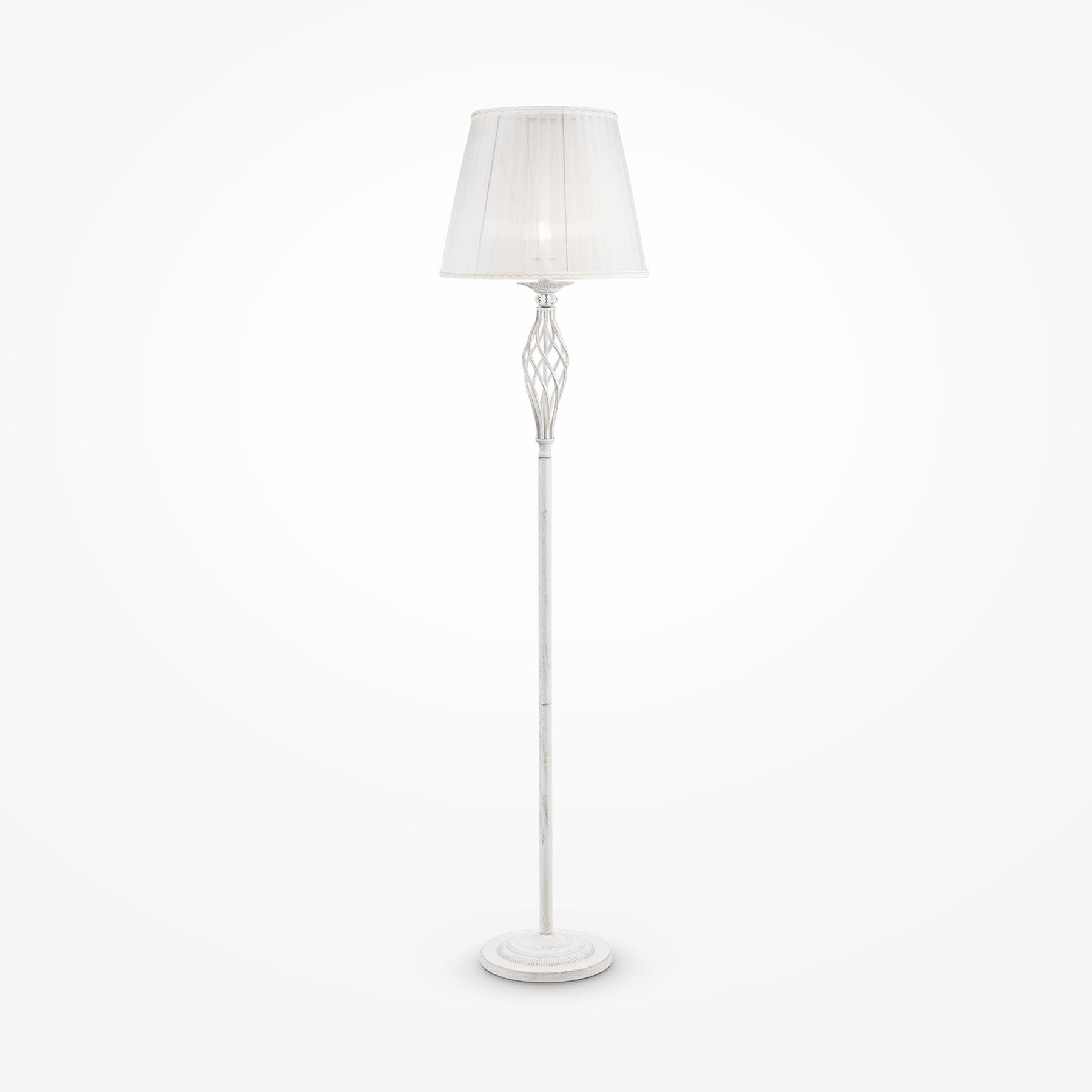 Maytoni - Vloerlamp Grace - Wit met goud - Ø38