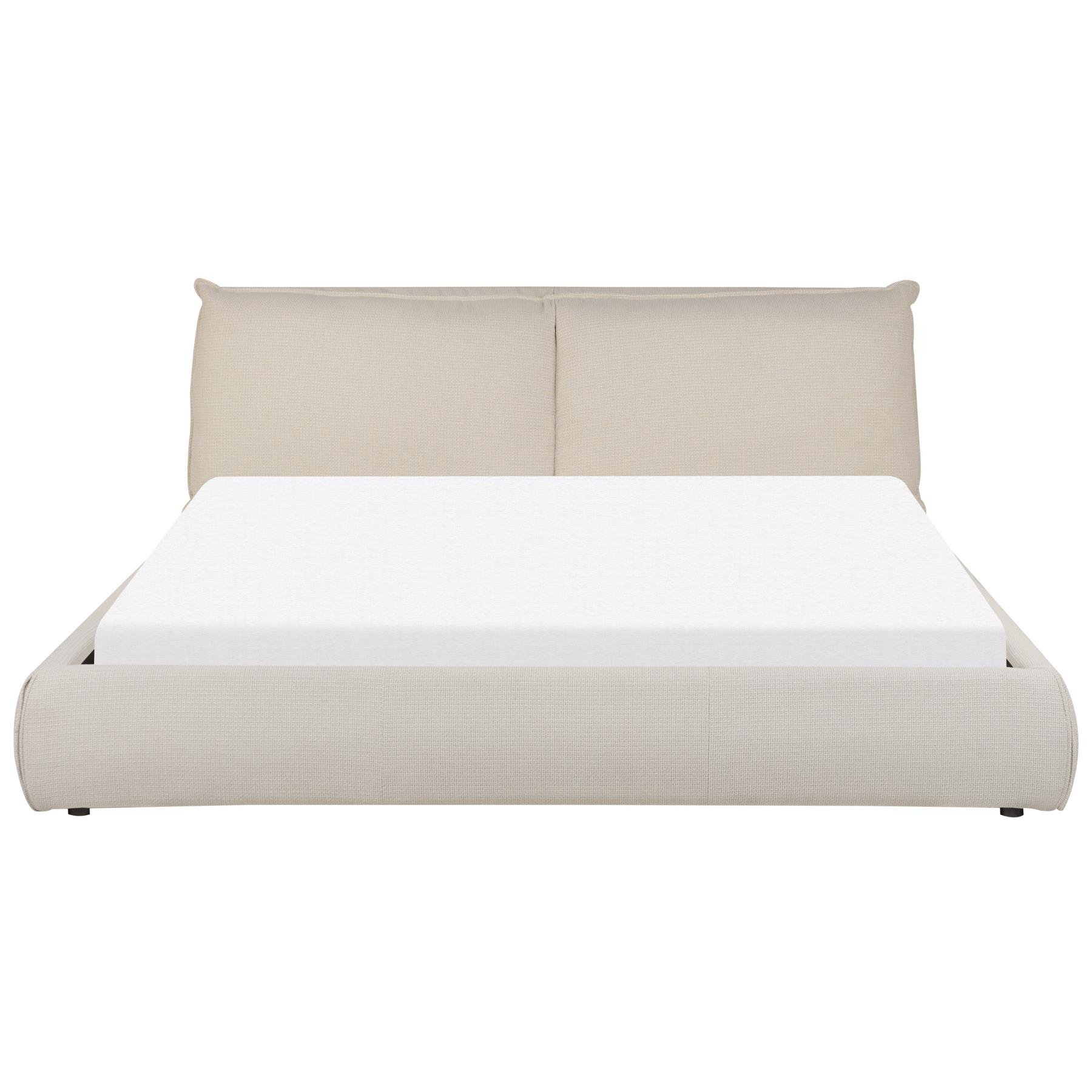 Beliani - VINAY - Tweepersoonsbed - Beige - 180 x 200 cm - Polyester