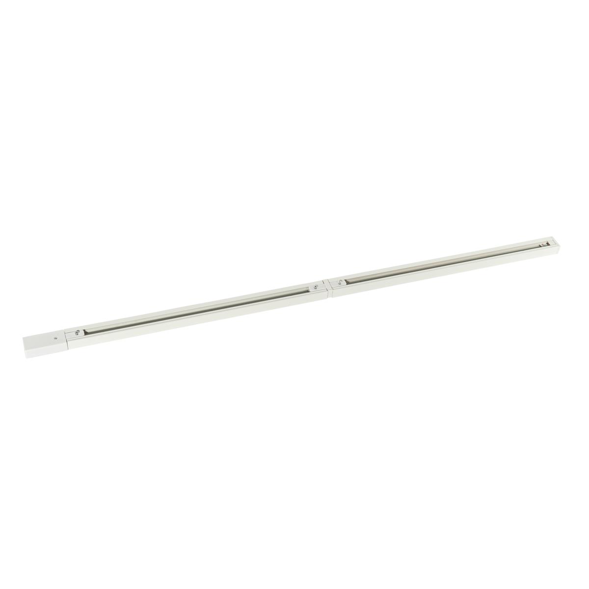 QAZQA Moderne 1-fase railsysteem wit 50cm set van 2 - Iconic