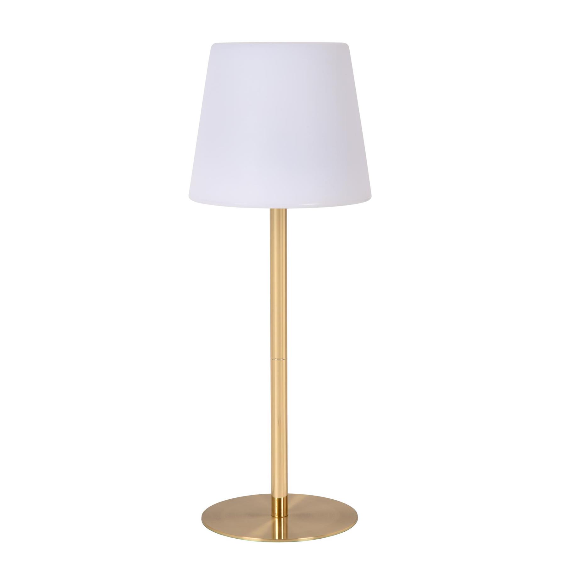 Lucide TYON Tafellamp - Mat Goud | Messing
