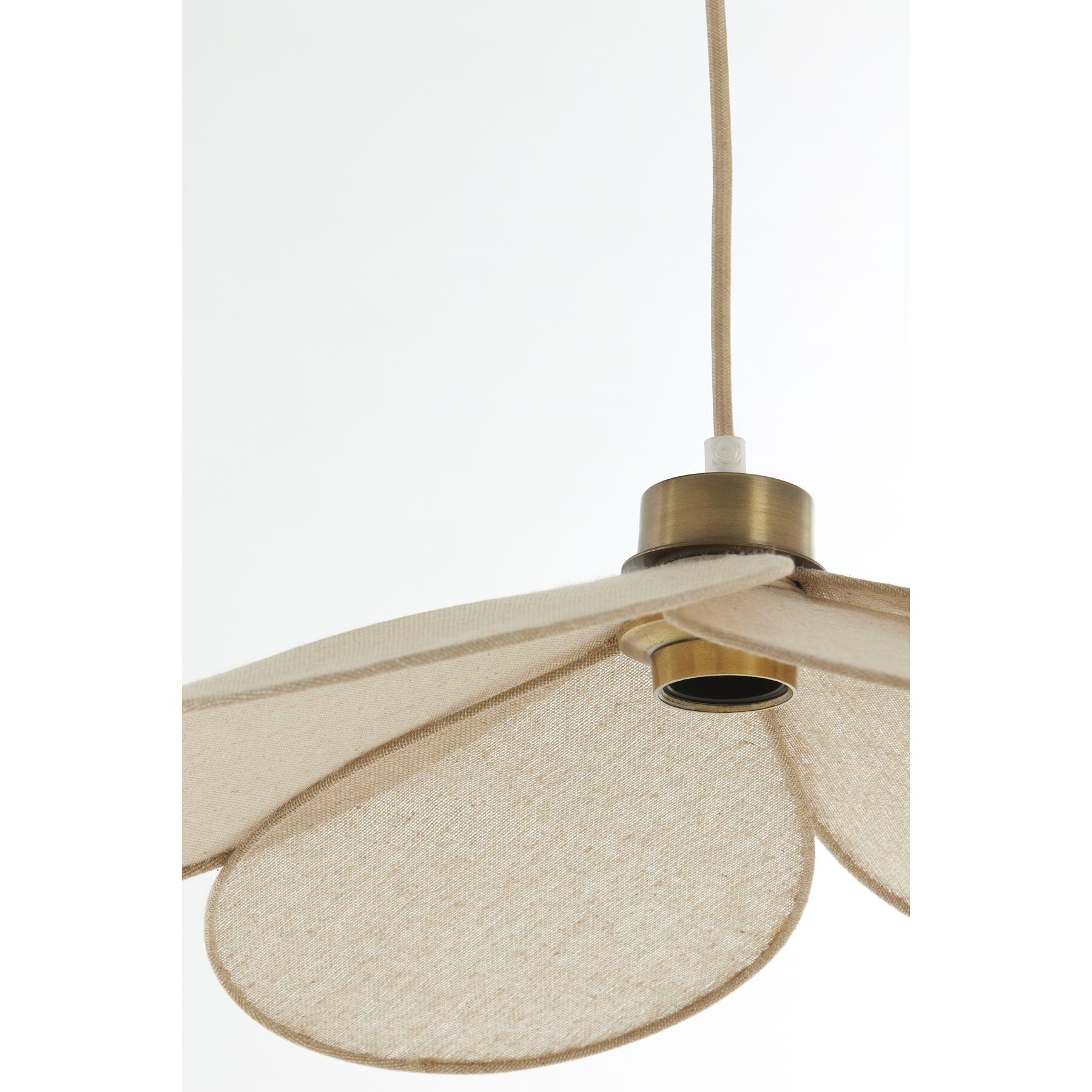 Light & Living Light&living Hanglamp Ø46x13 cm FYANO zand