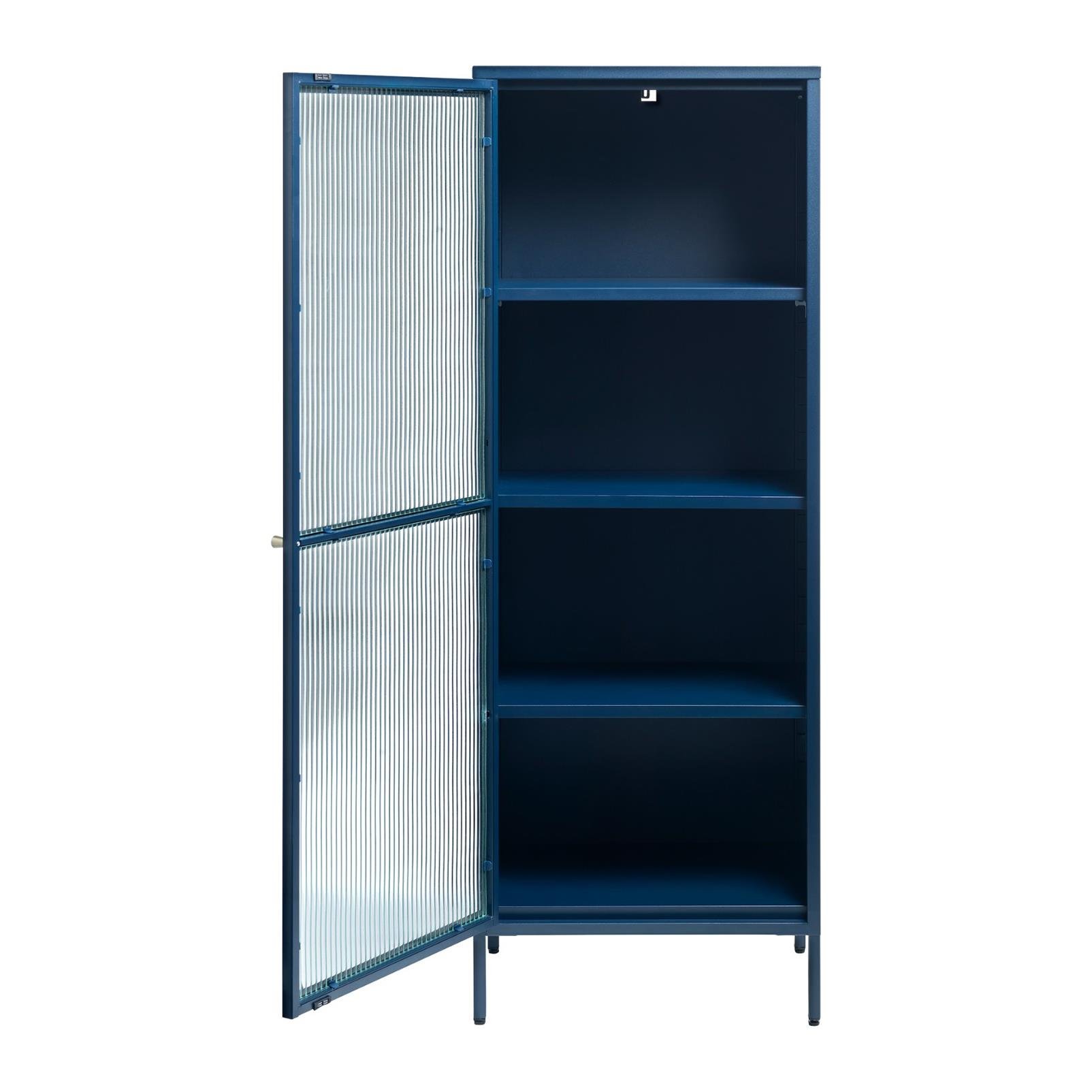 by fonQ Opal Vitrinekast - H 160 cm - Navy