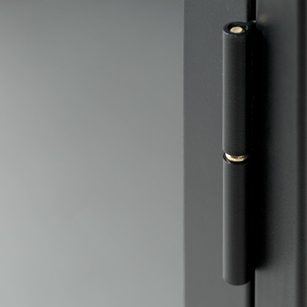 by fonQ Fort Vitrinekast - H 160 cm - Zwart