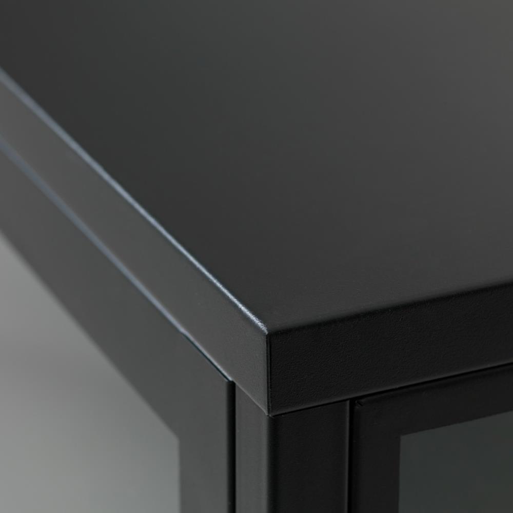 by fonQ Fort Tv-meubel - B 132 cm - Zwart