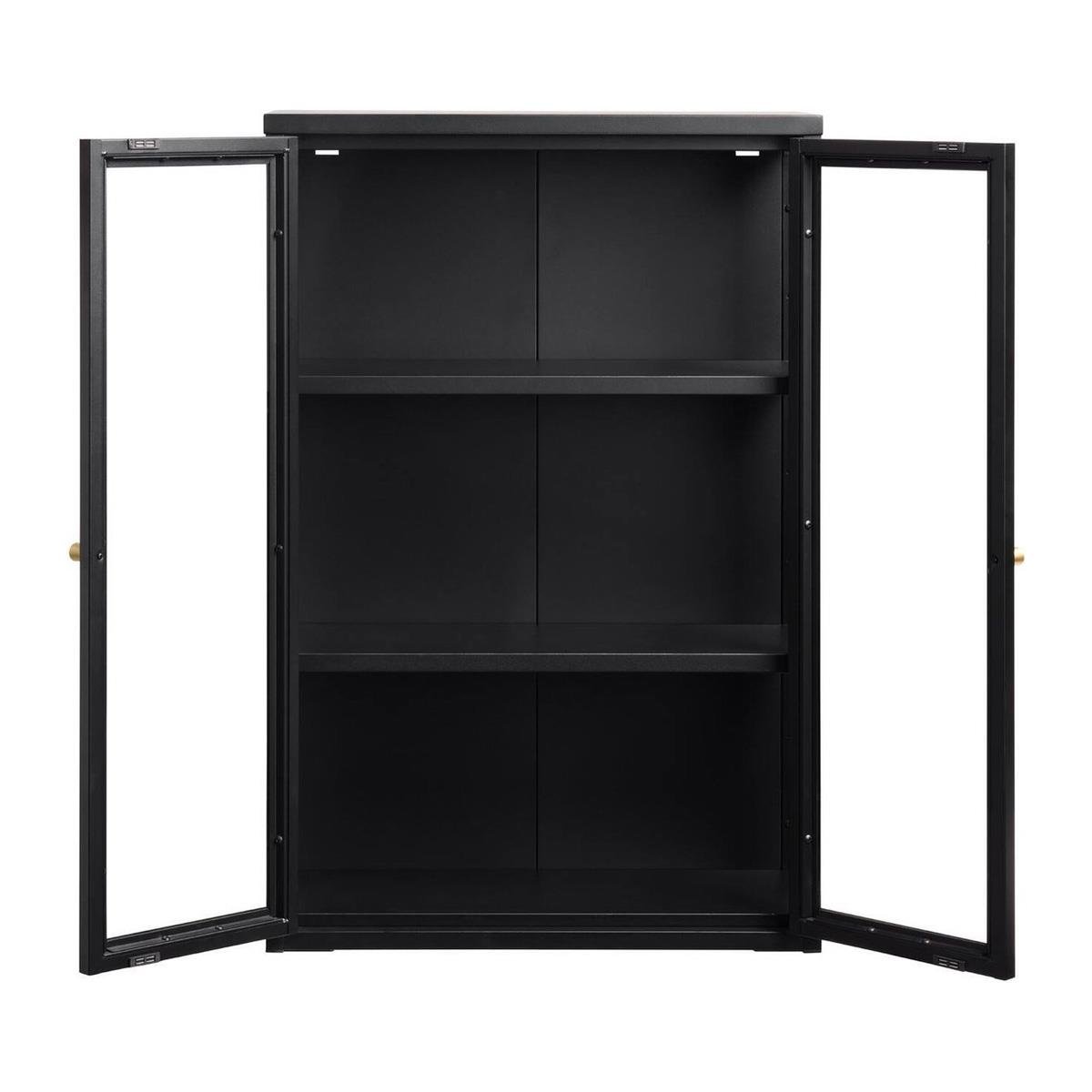 by fonQ Fort Wandkastje - H 90 x B 60 cm - Zwart