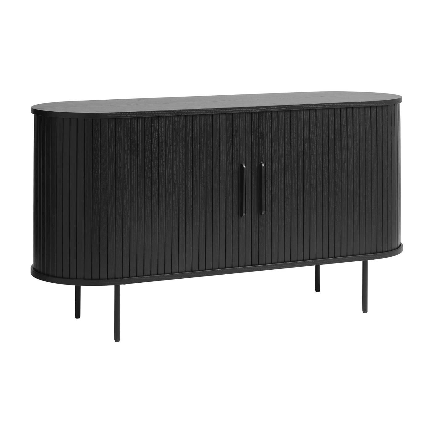 by fonQ Alon Dressoir - B 140 cm - Zwart Eiken