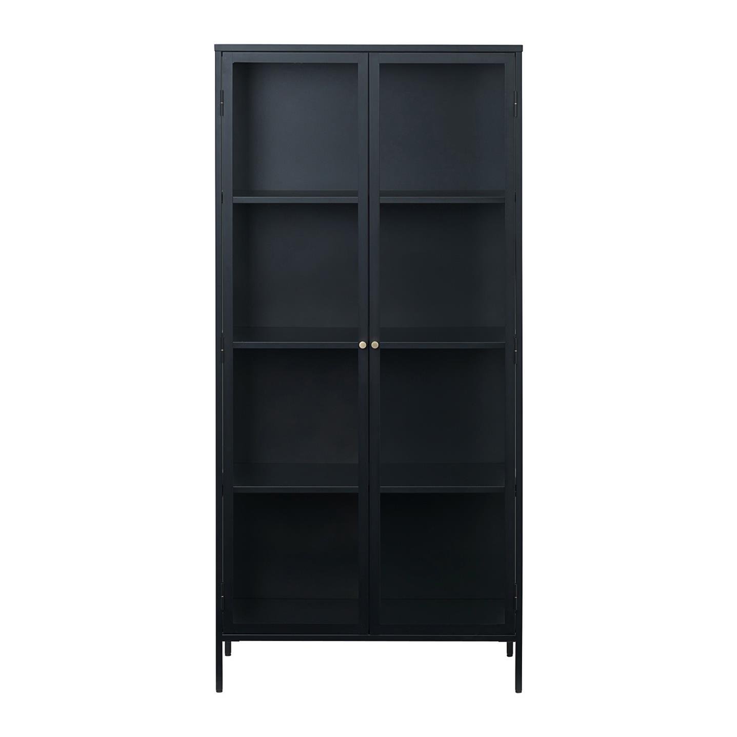 by fonQ Fort Vitrinekast - H 190 cm - Zwart