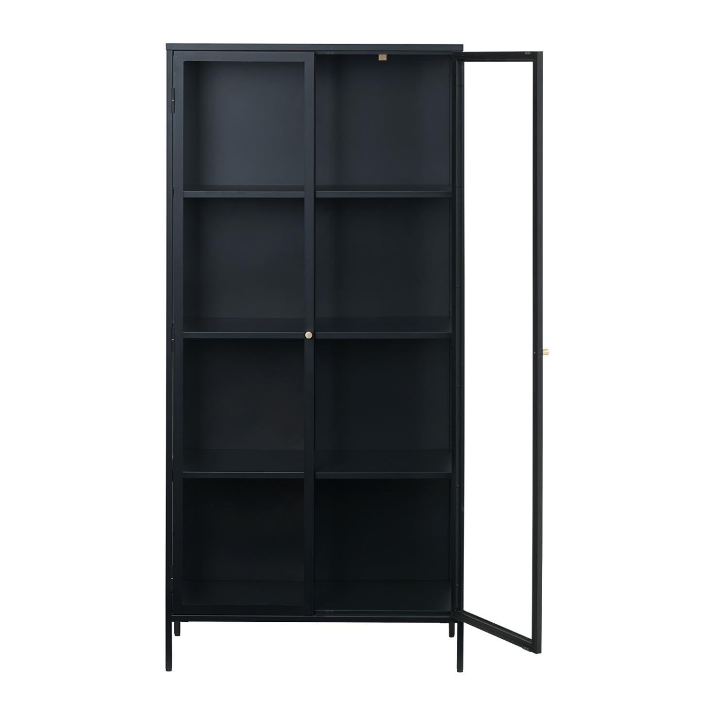 by fonQ Fort Vitrinekast - H 190 cm - Zwart