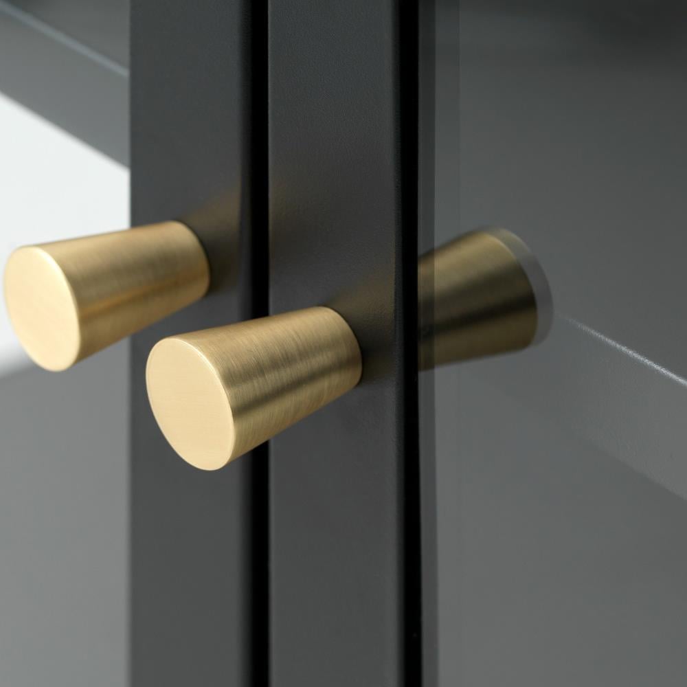 by fonQ Fort Vitrinekast - H 190 cm - Zwart