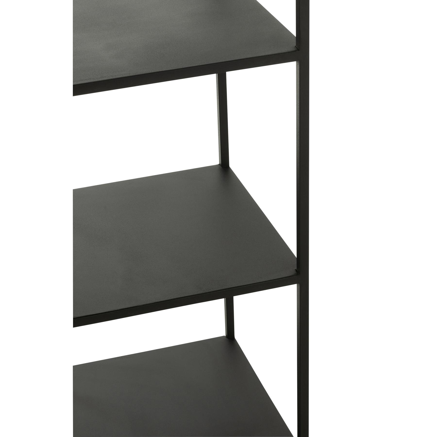 J-Line rek 6 Niveaus - metaal - zwart