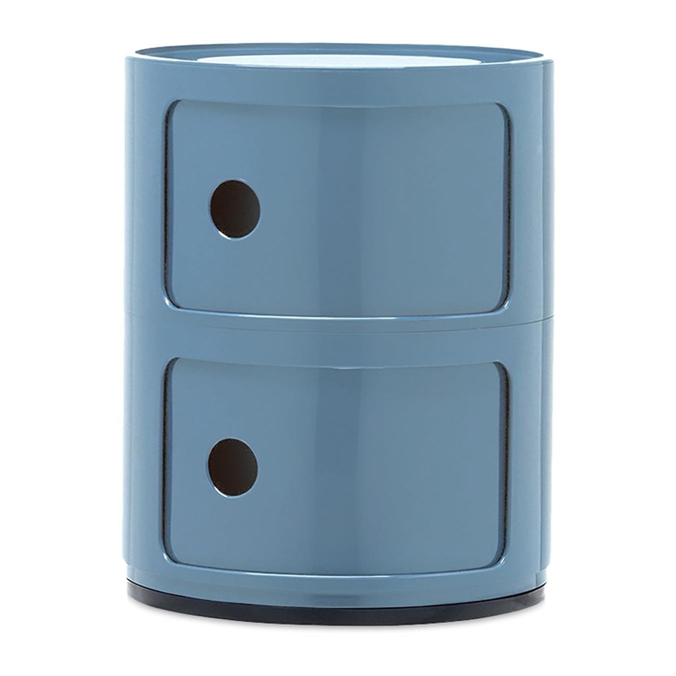 Kartell Componibili Kast - 2 Modules - Azuurblauw