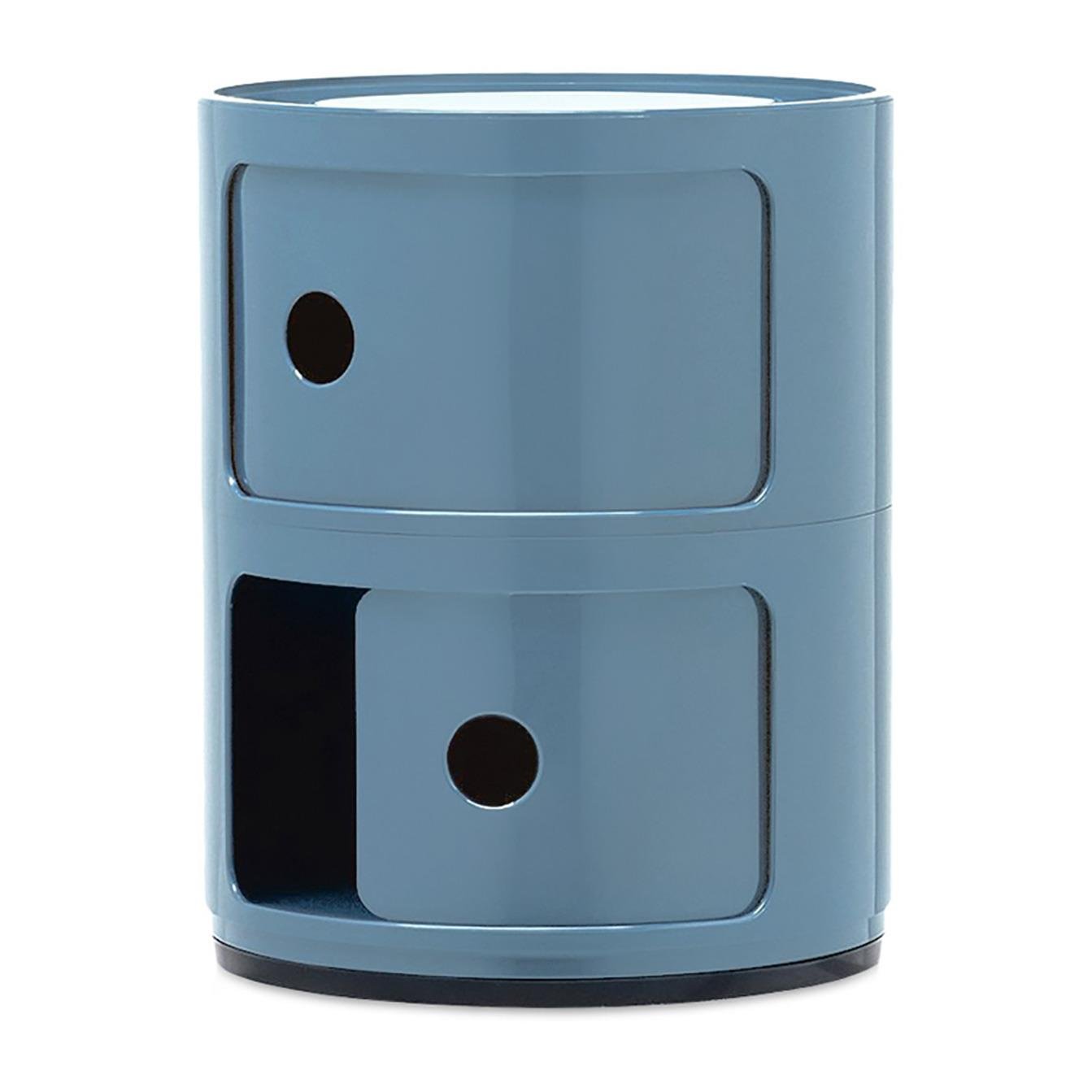 Kartell Componibili Kast - 2 Modules - Azuurblauw
