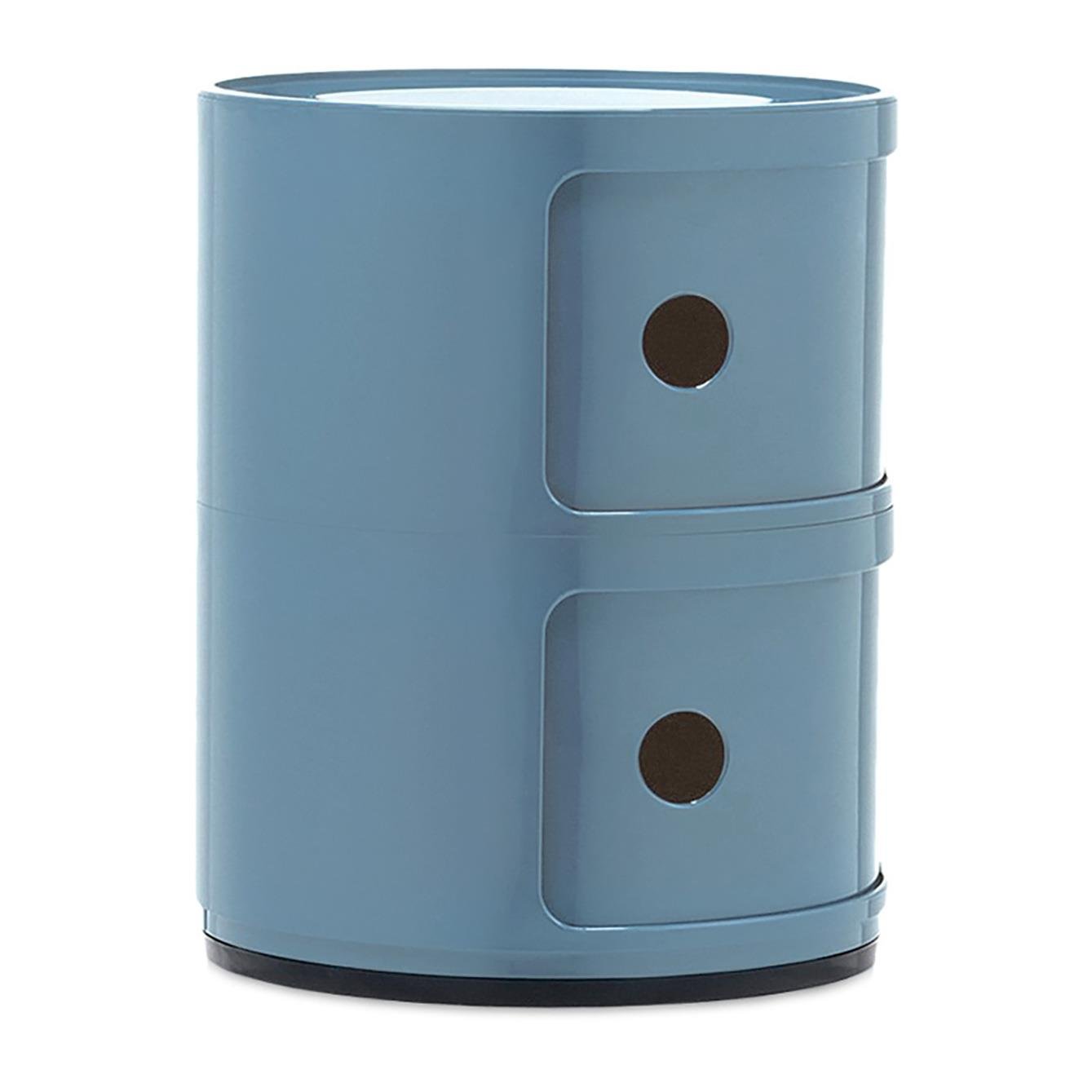 Kartell Componibili Kast - 2 Modules - Azuurblauw